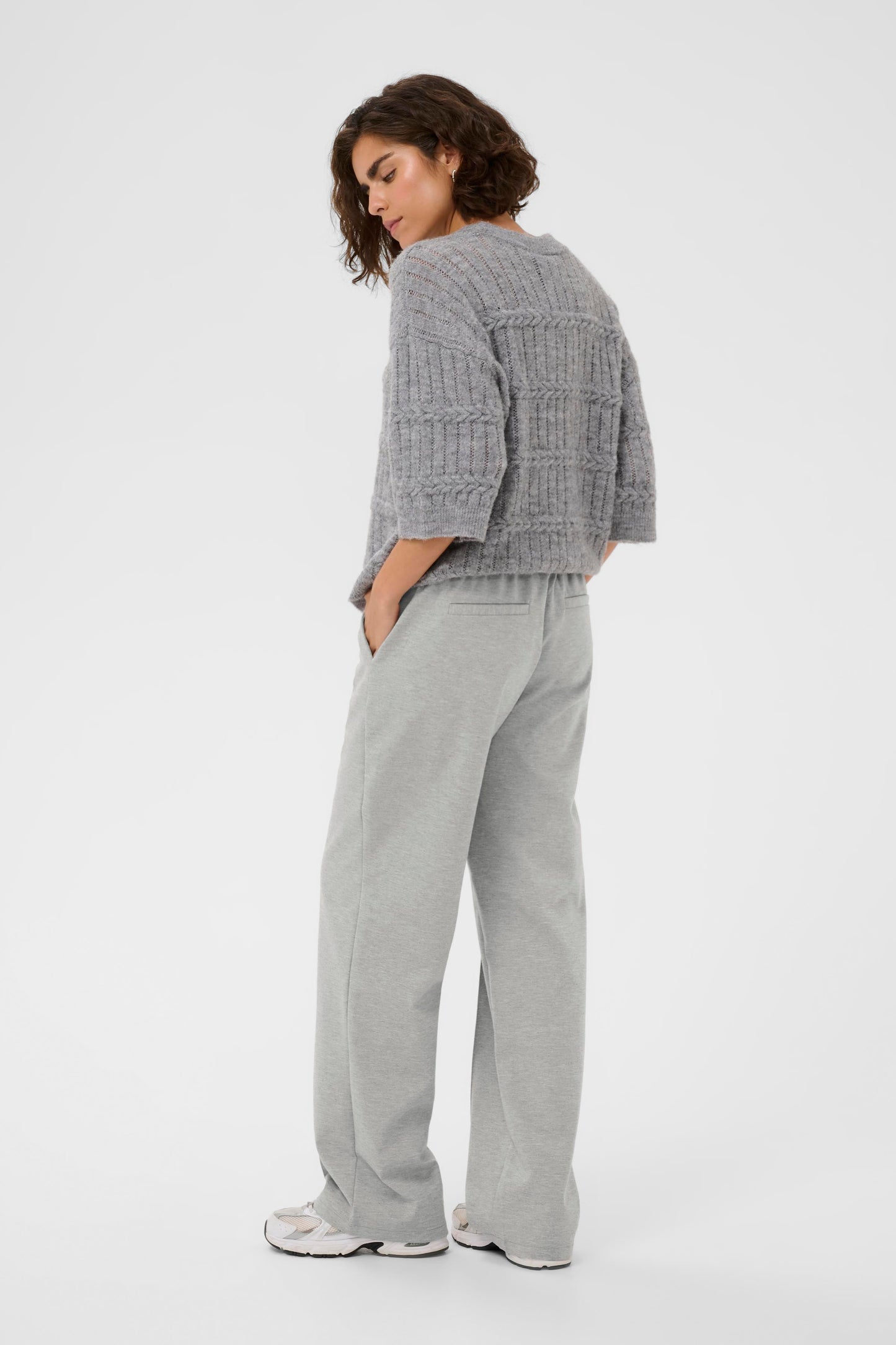 Jenny straight pants - grijs