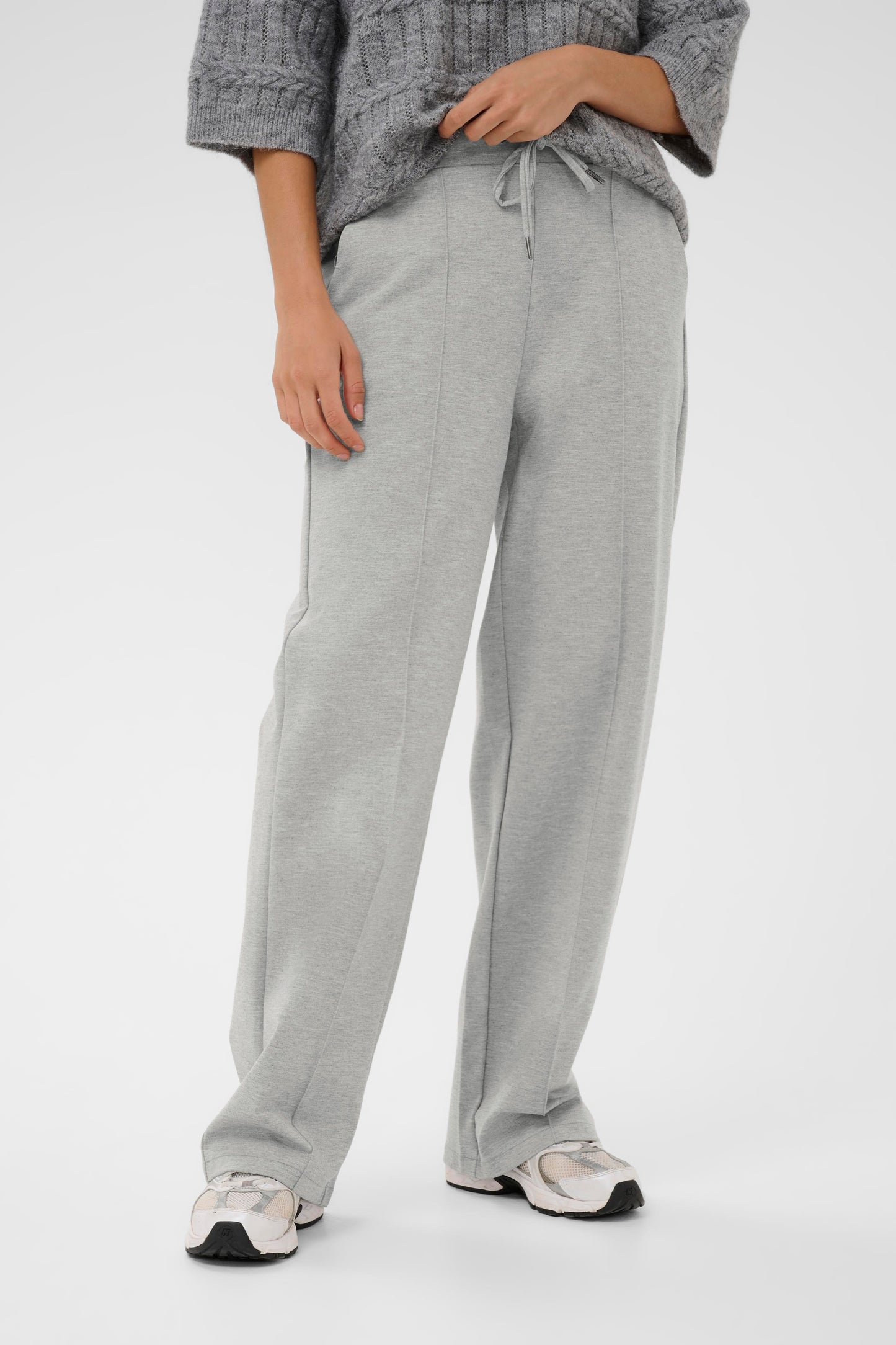 Jenny straight pants - grijs