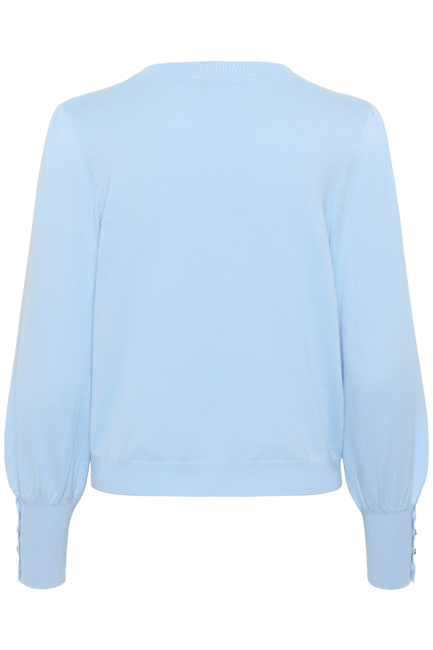Lizza round neck knit - powder blue