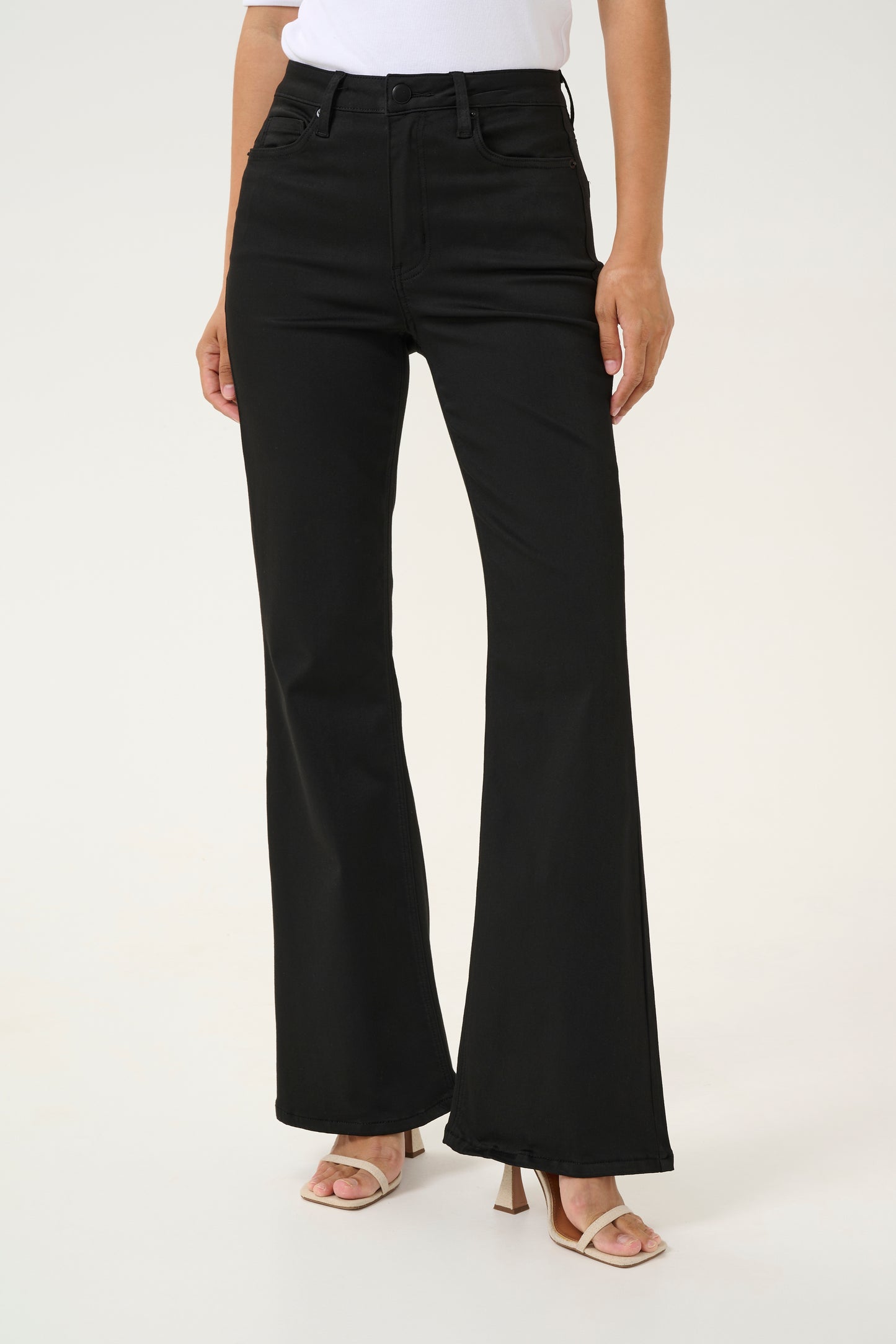 Dima flared jeans - Black deep