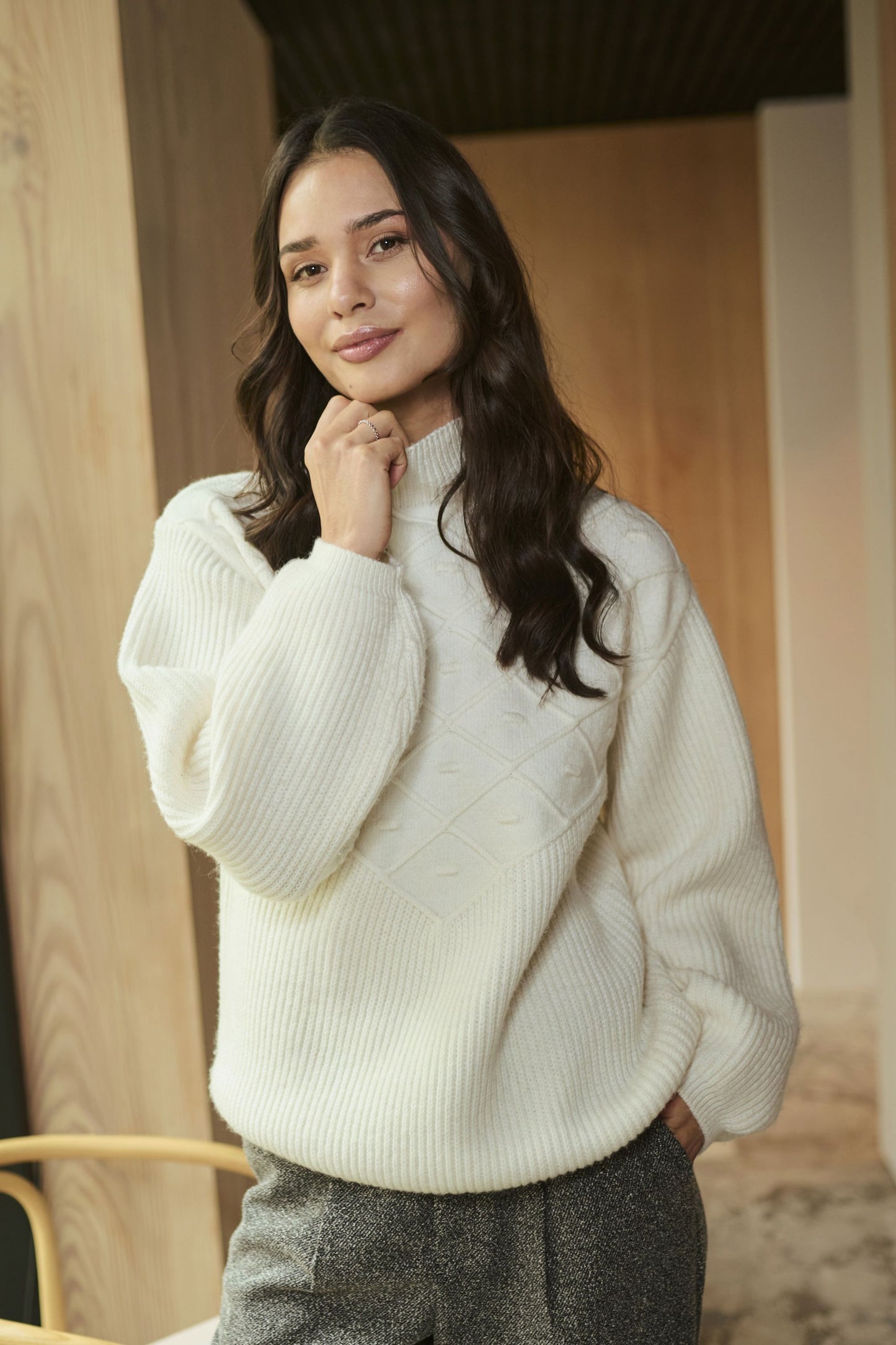 Maddie pullover - chalk