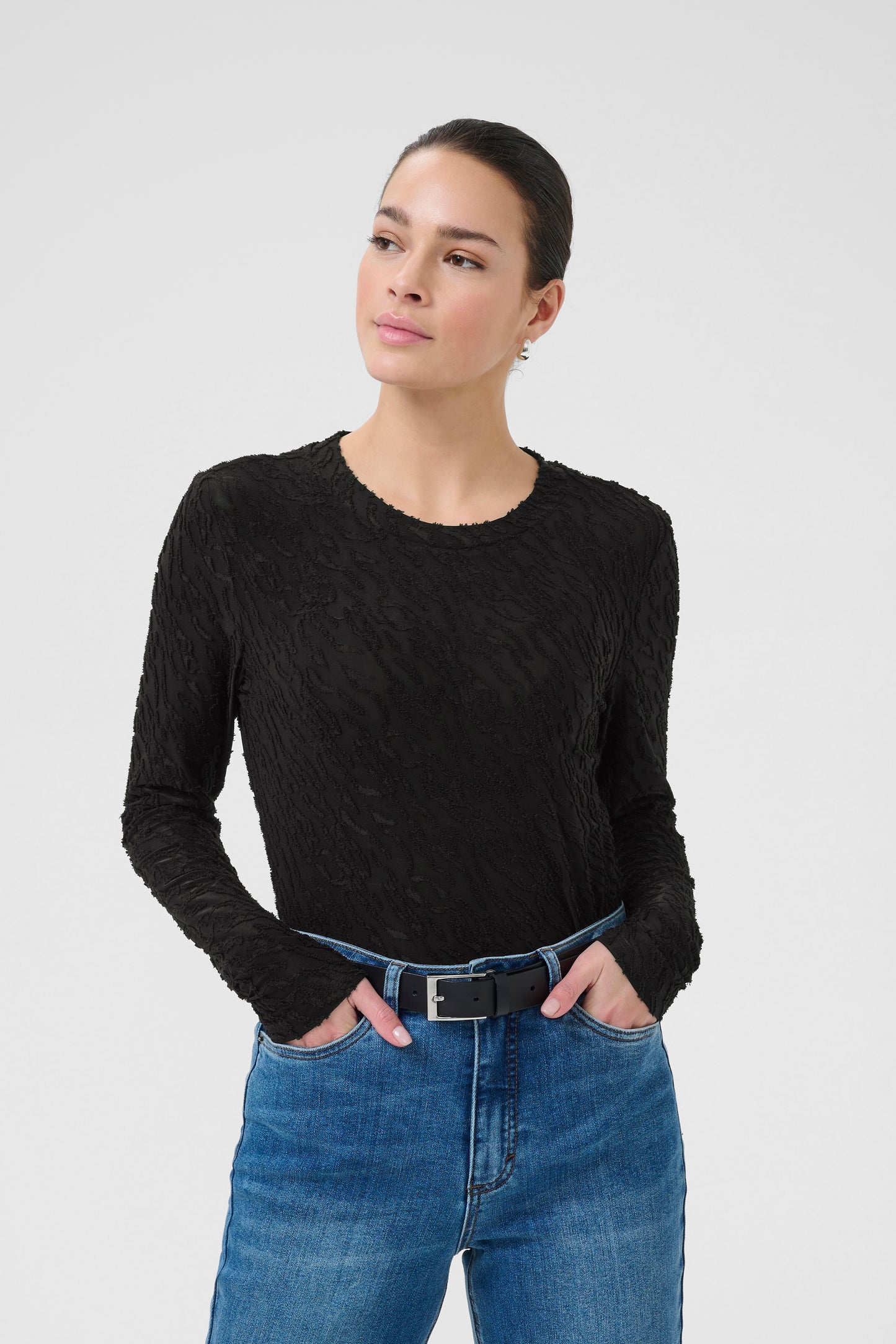 Zeverina t-shirt - black deep