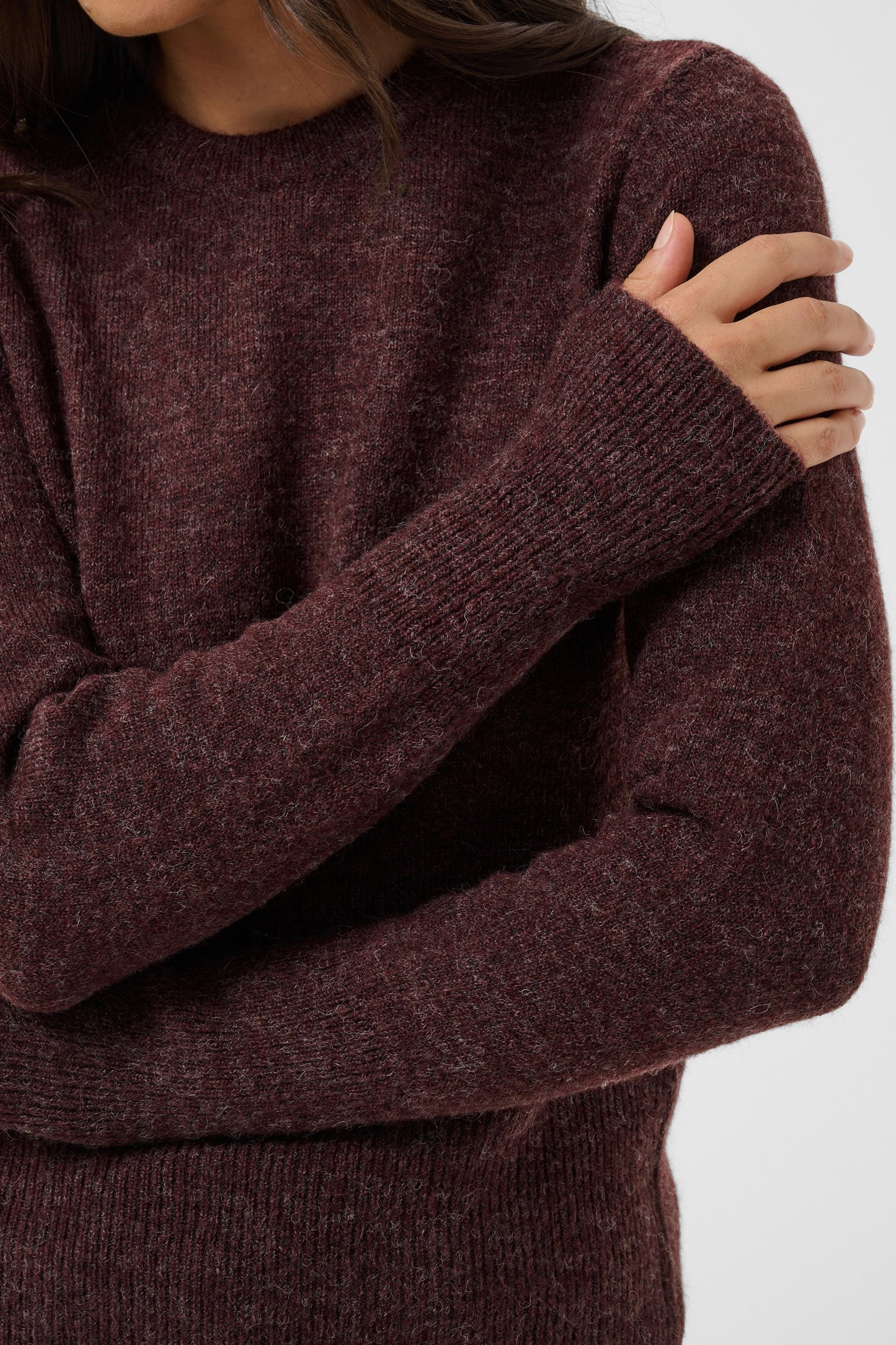 Niel crew neck pullover - fudge