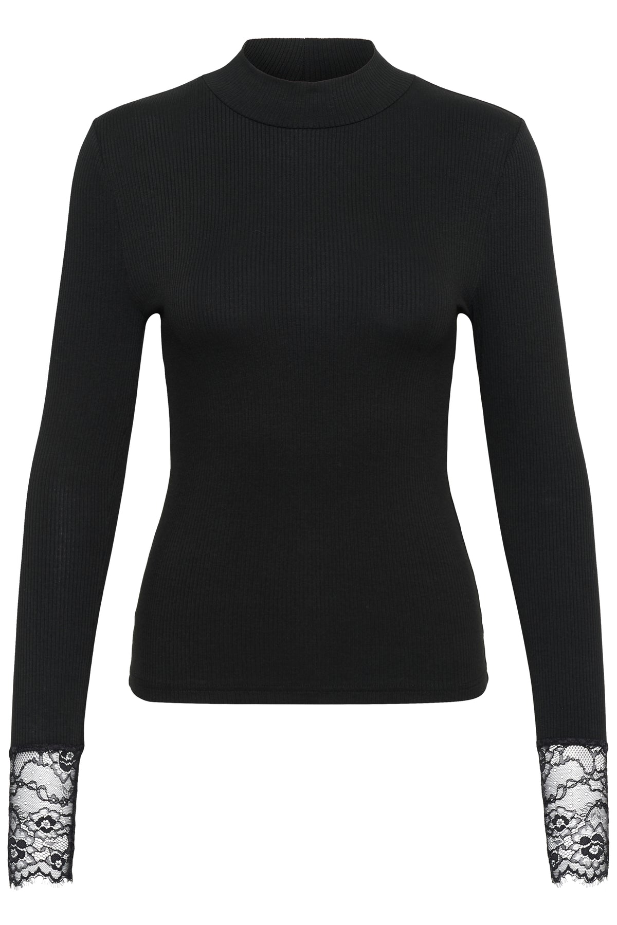 Omi turtleneck t-shirt - zwart