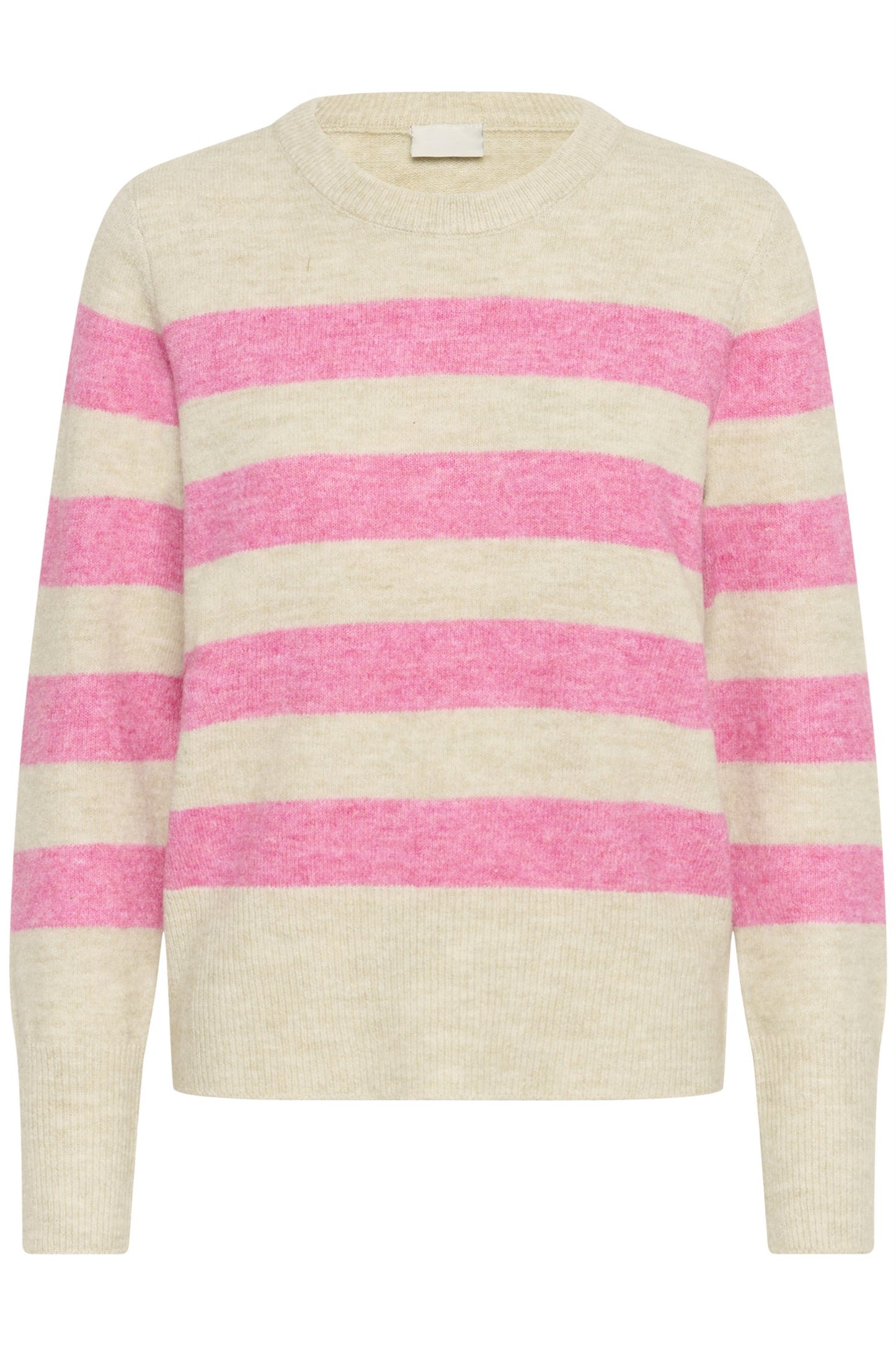Niel striped pullover - beige/roze