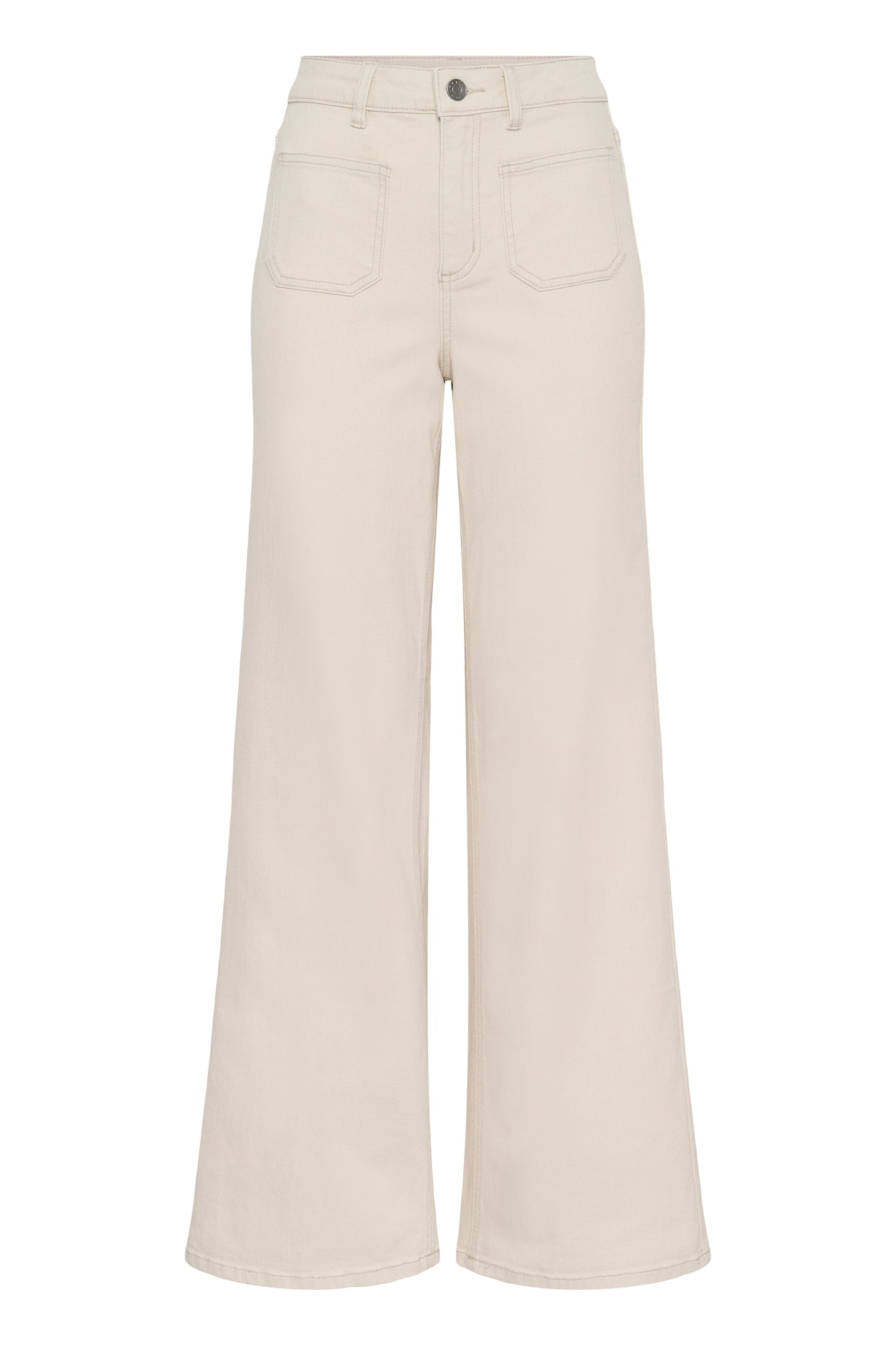 Brook high waist jeans - lichtbeige