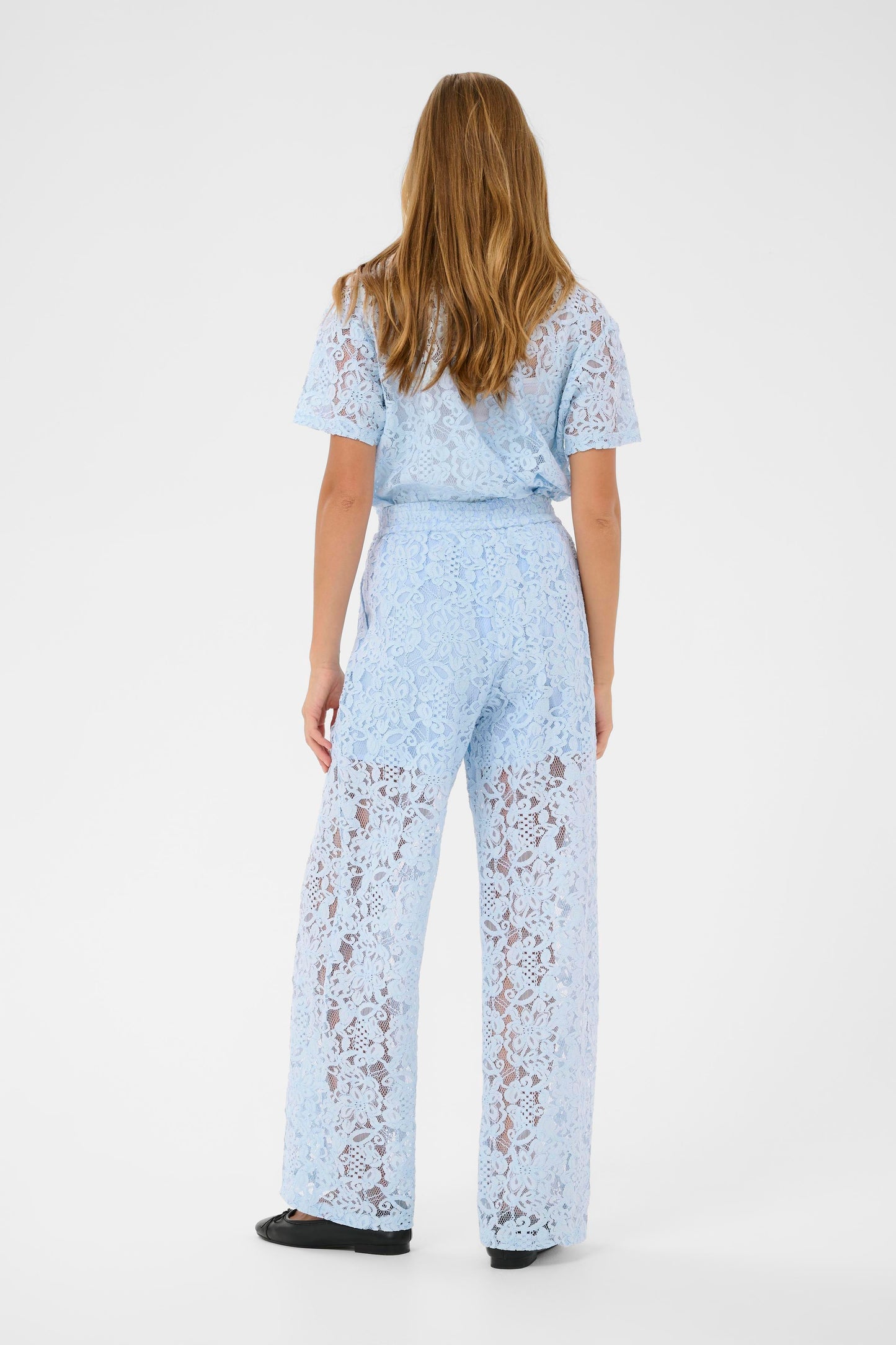 Lacy pants - lichtblauw
