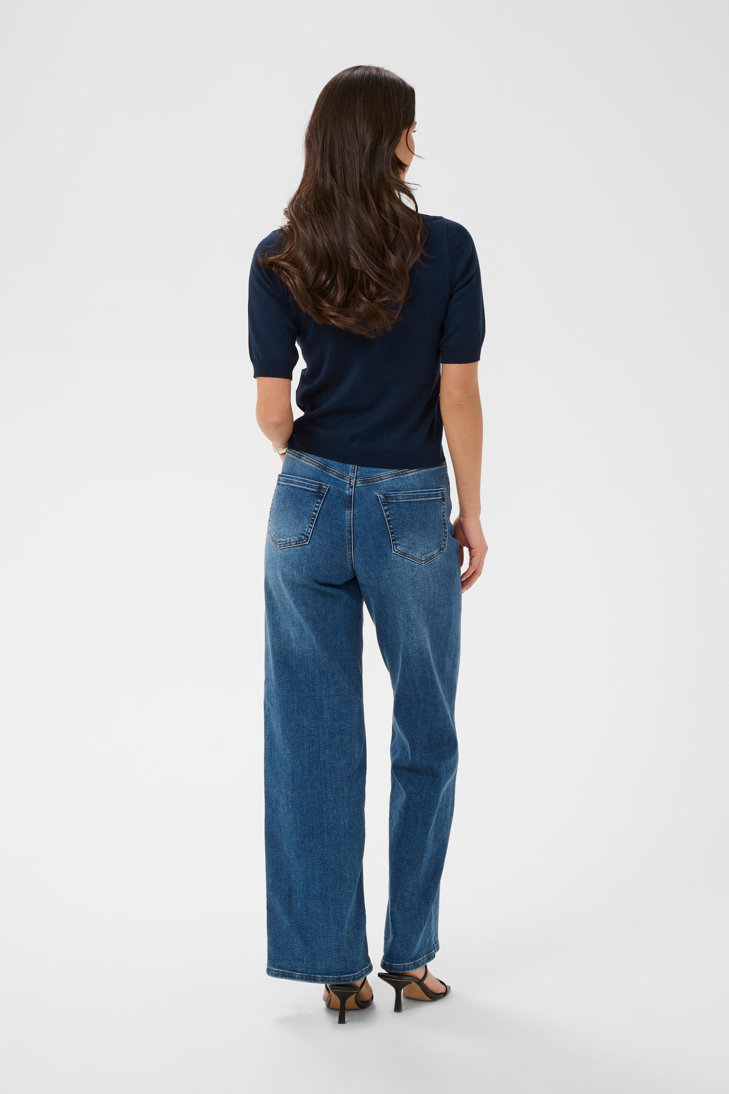 Lizza polo pull - donkerblauw