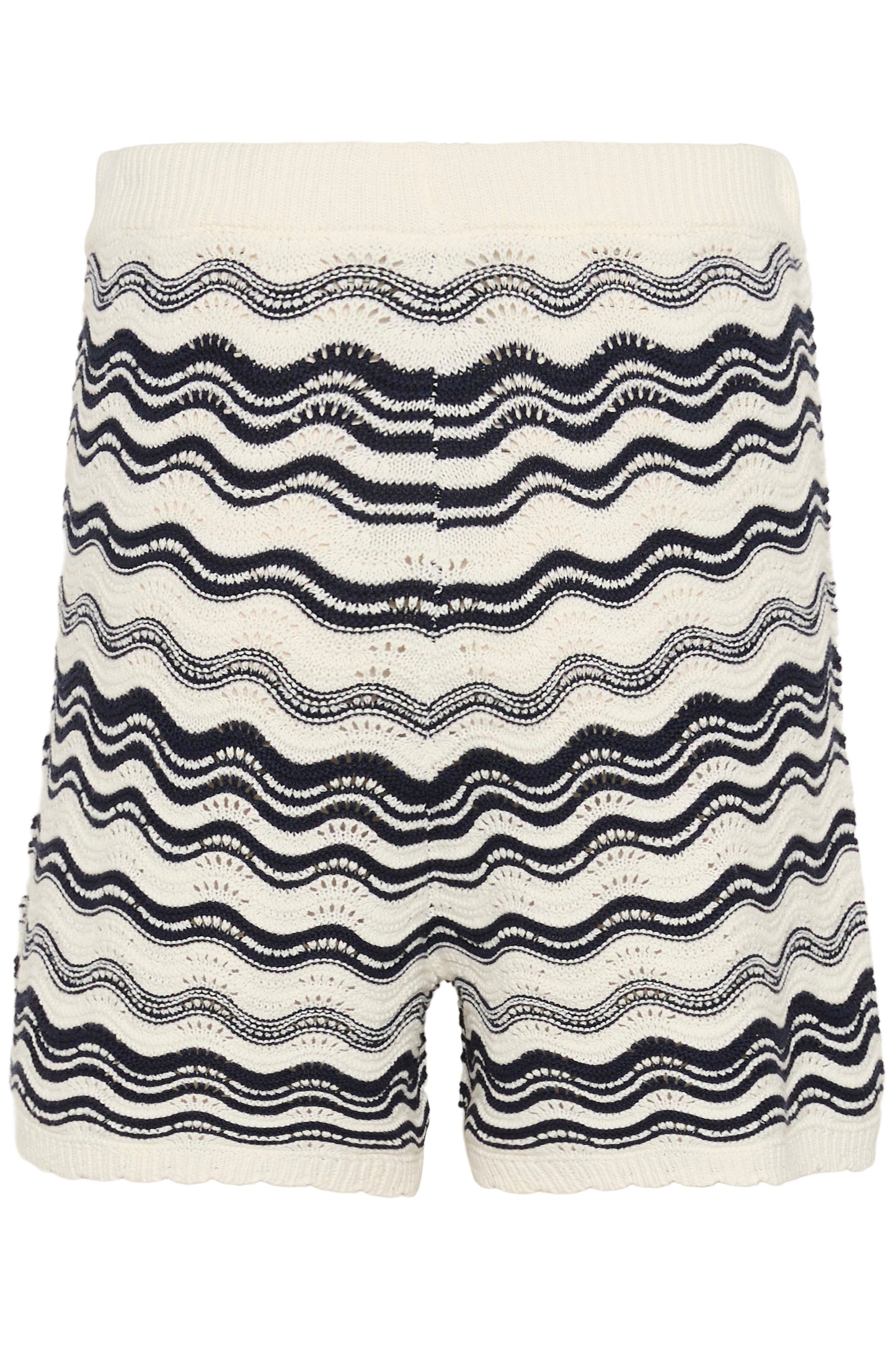 Anna knit short - marine/ecru