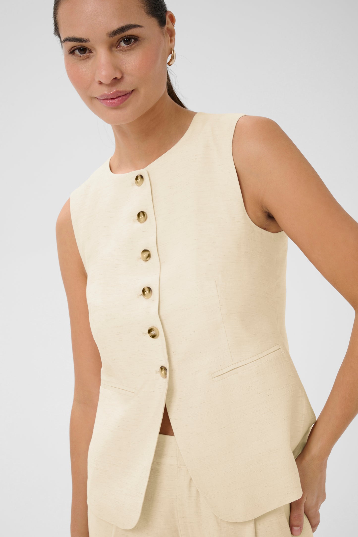 Annetta waistcoat - beige