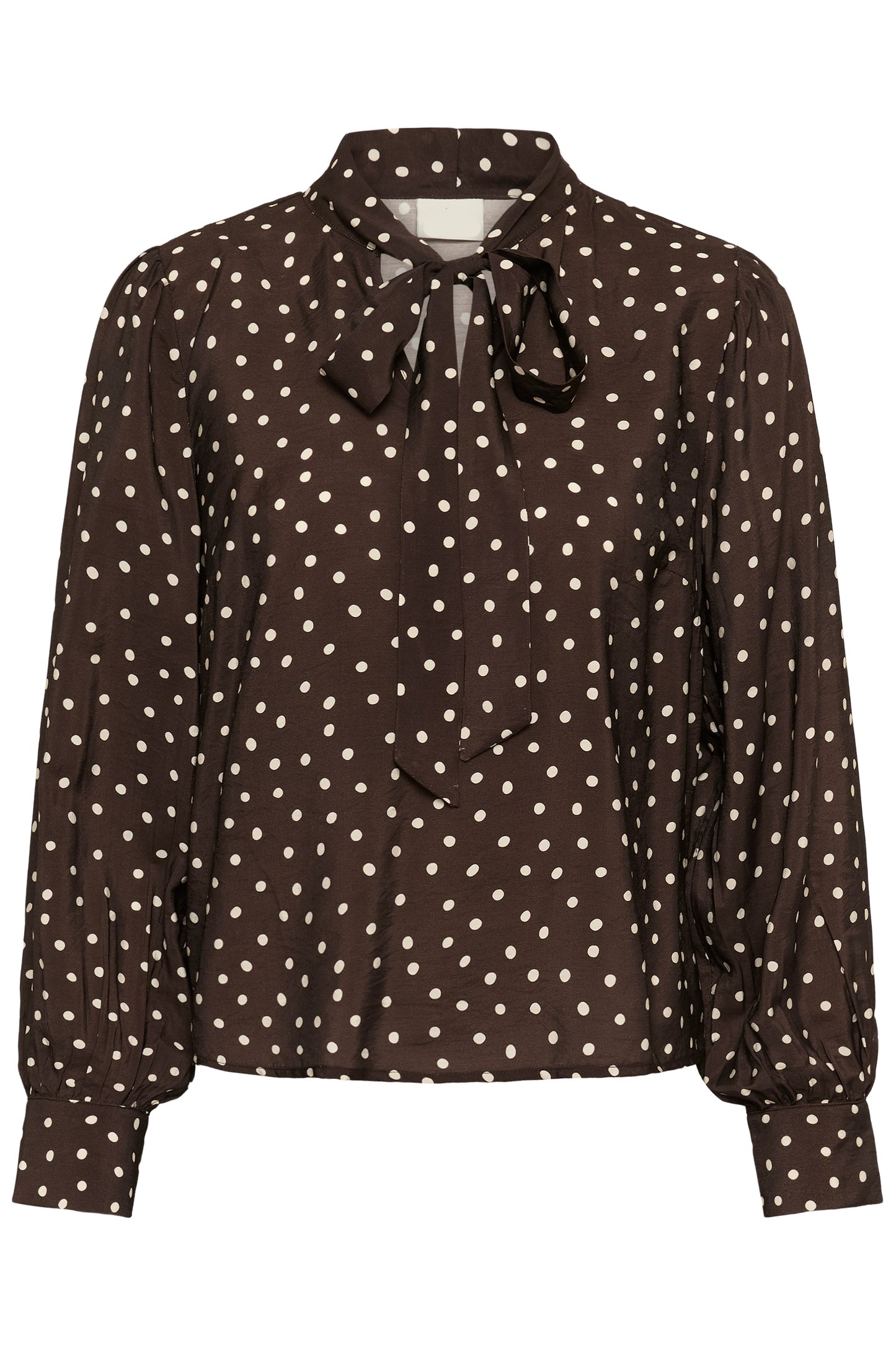 Dot blouse - bruin