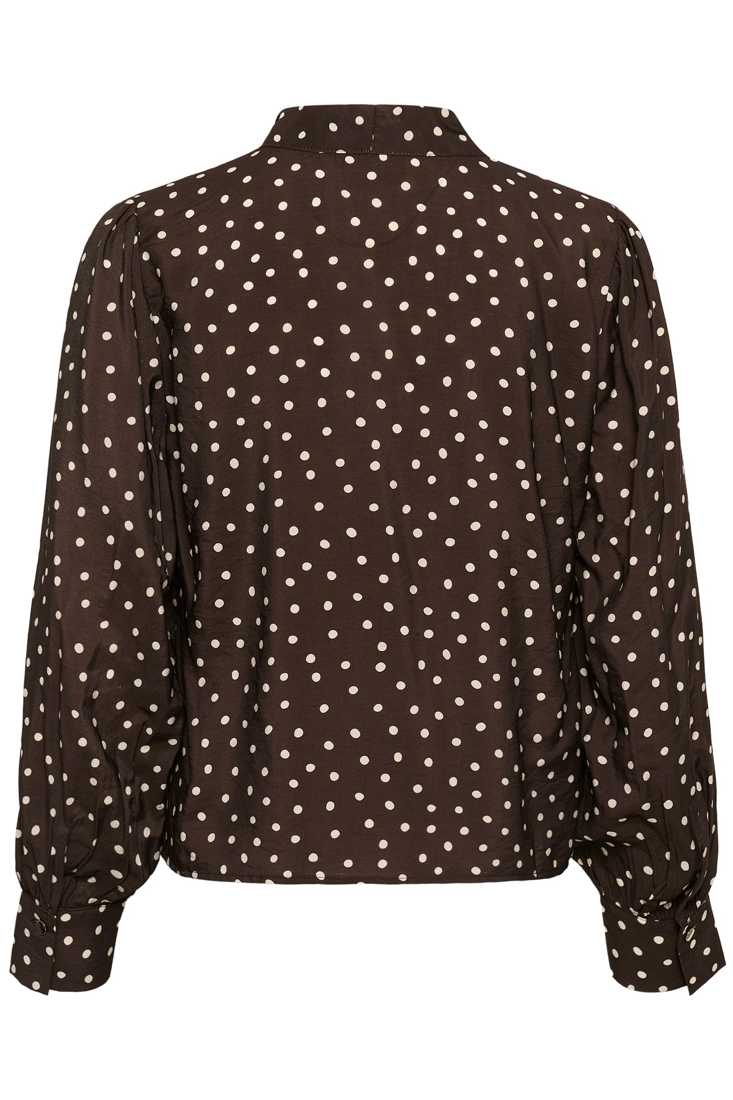 Dot blouse - bruin