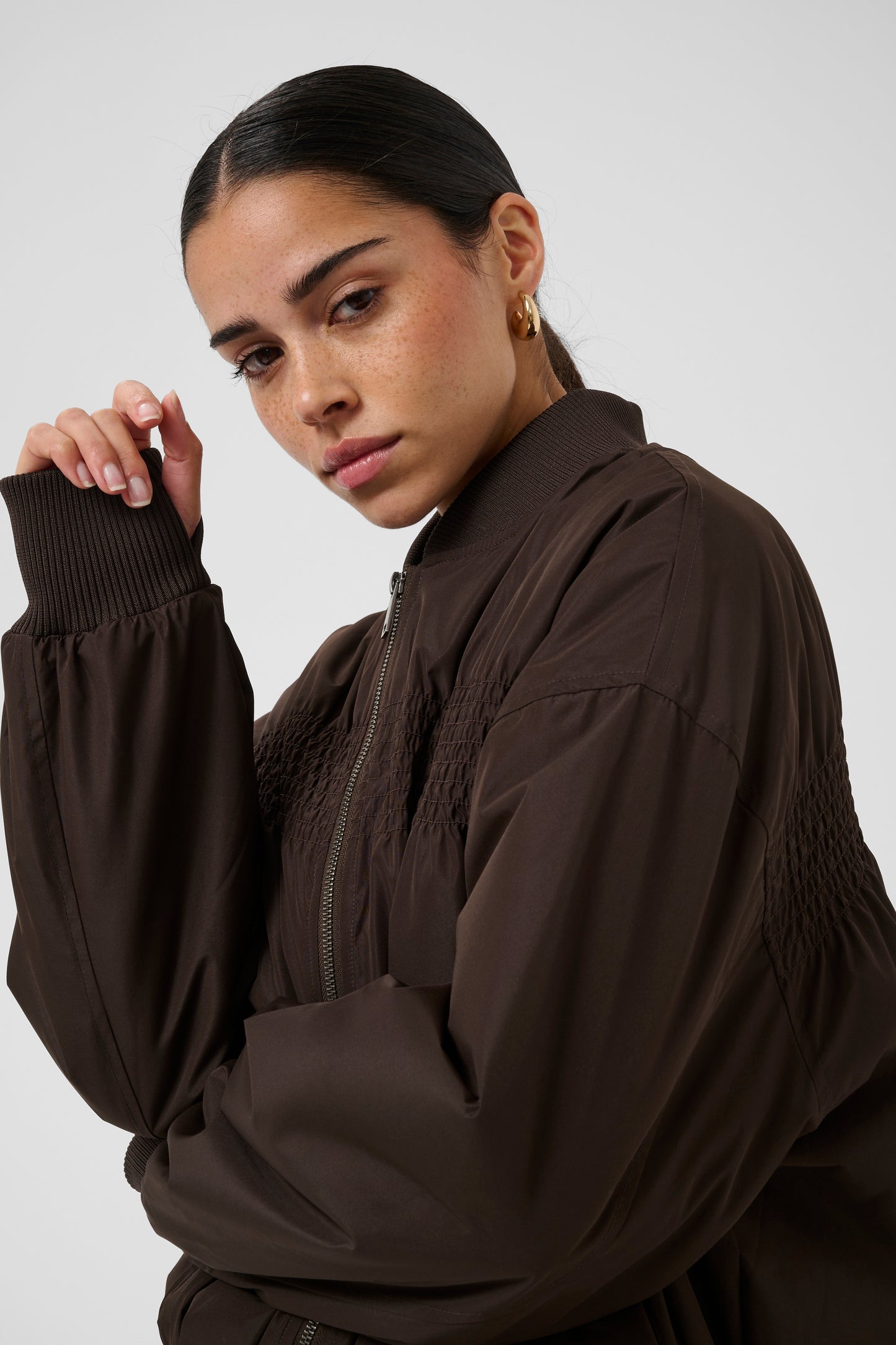 Arlette bomber jacket - bruin