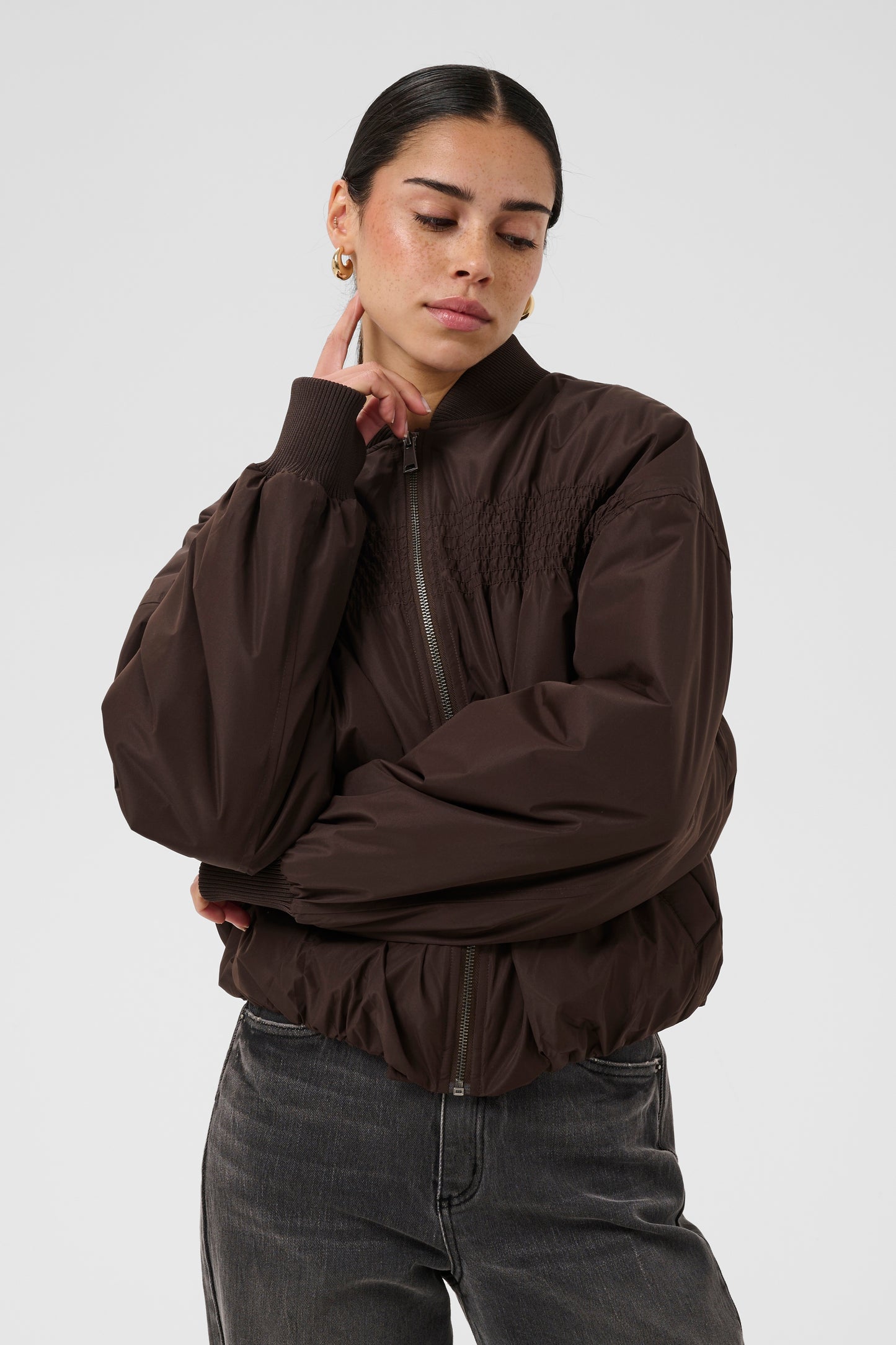 Arlette bomber jacket - bruin