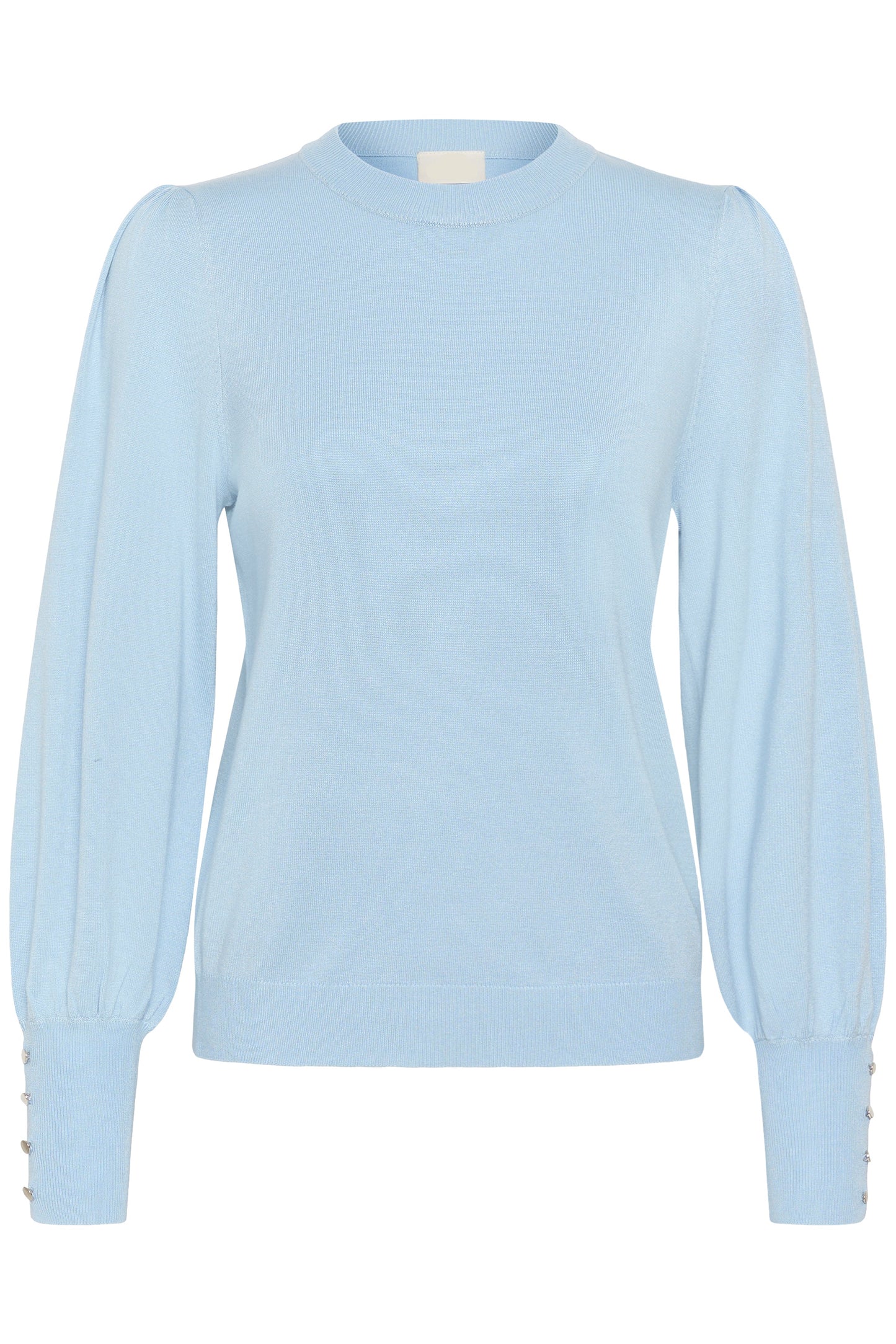 Lizza round neck - lichtblauw