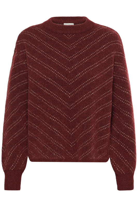 Hillery pullover - terracotta