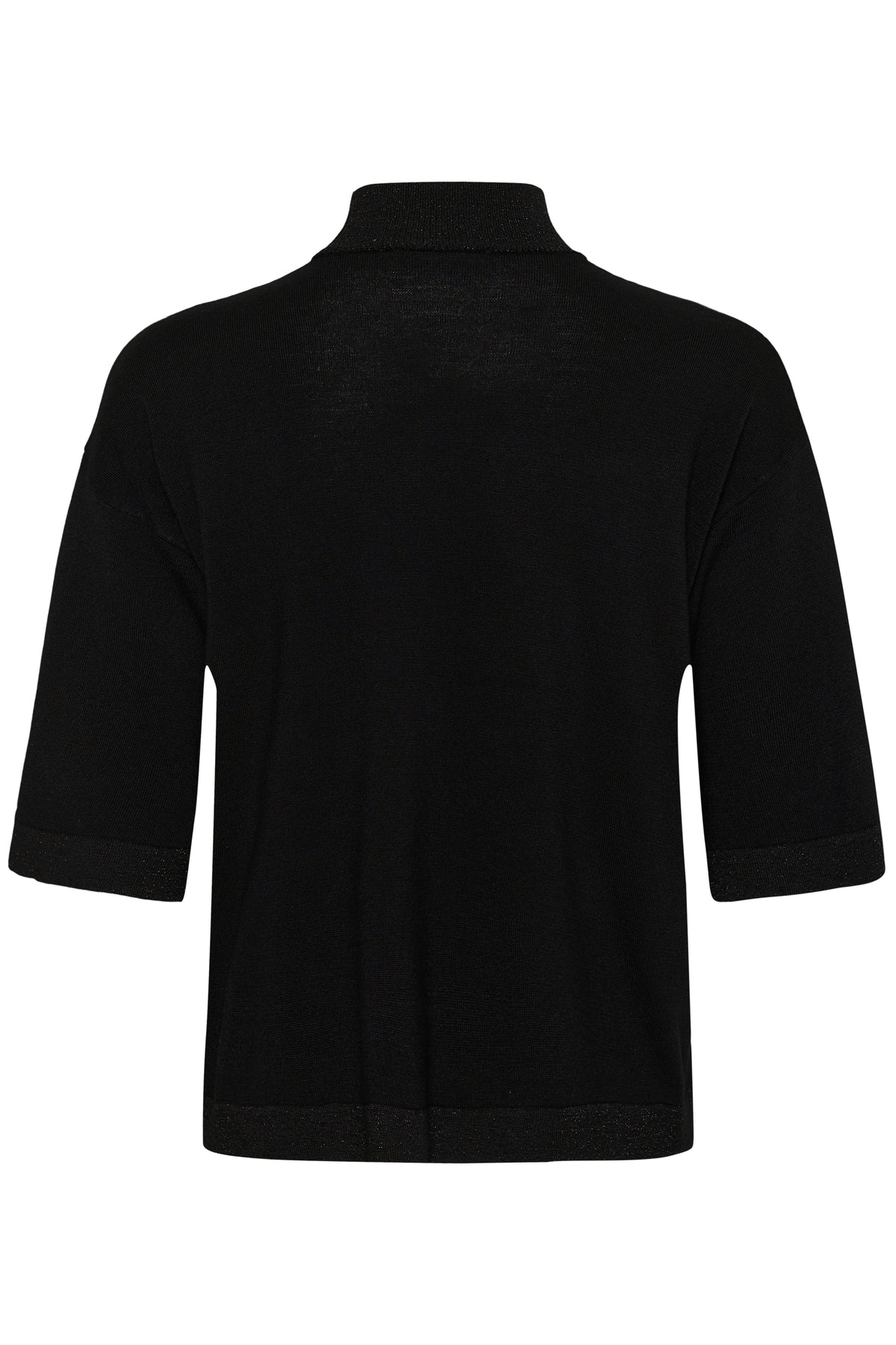 Liva lurex pullover - zwart