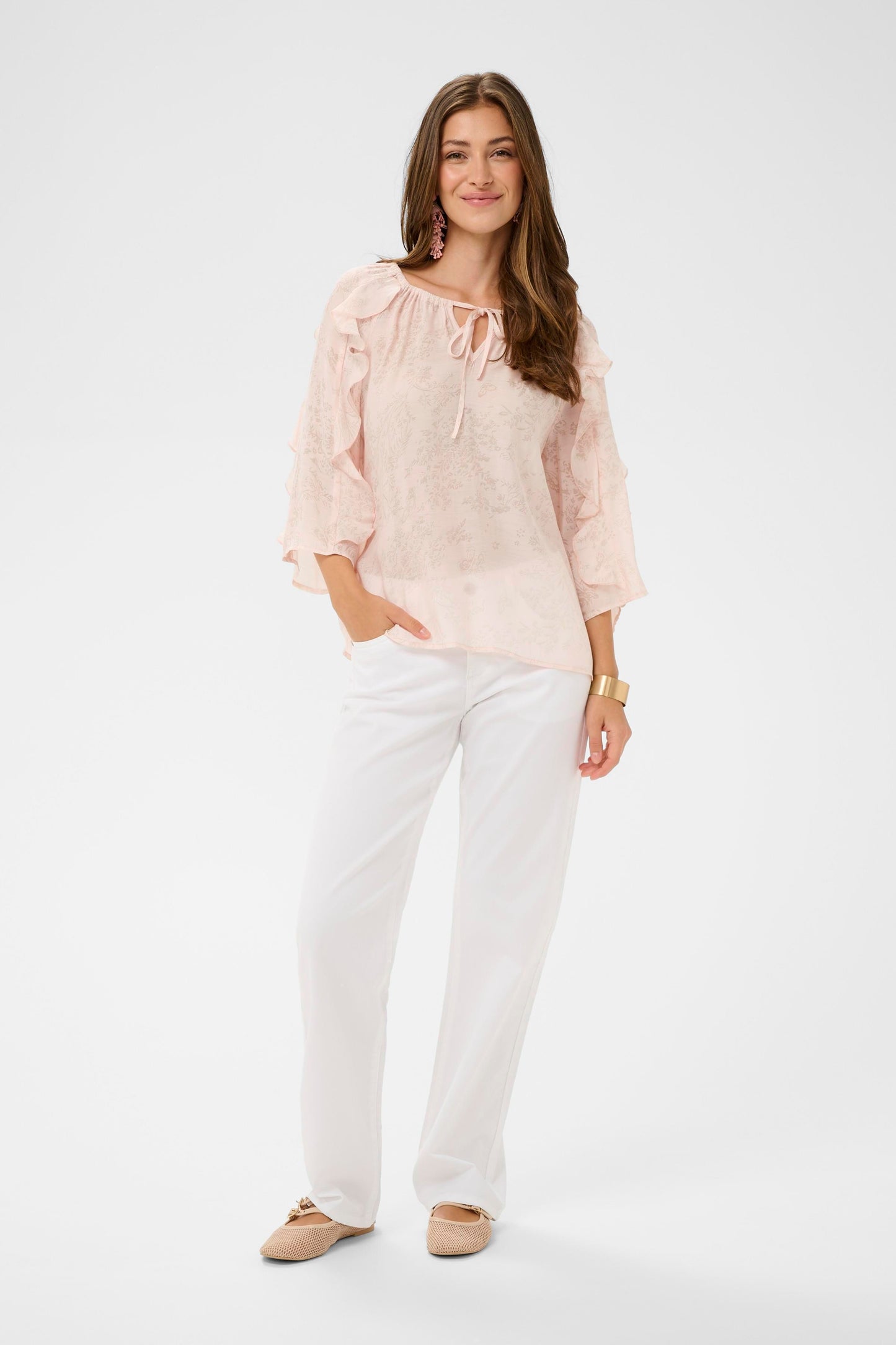 Amy blouse - peach blush