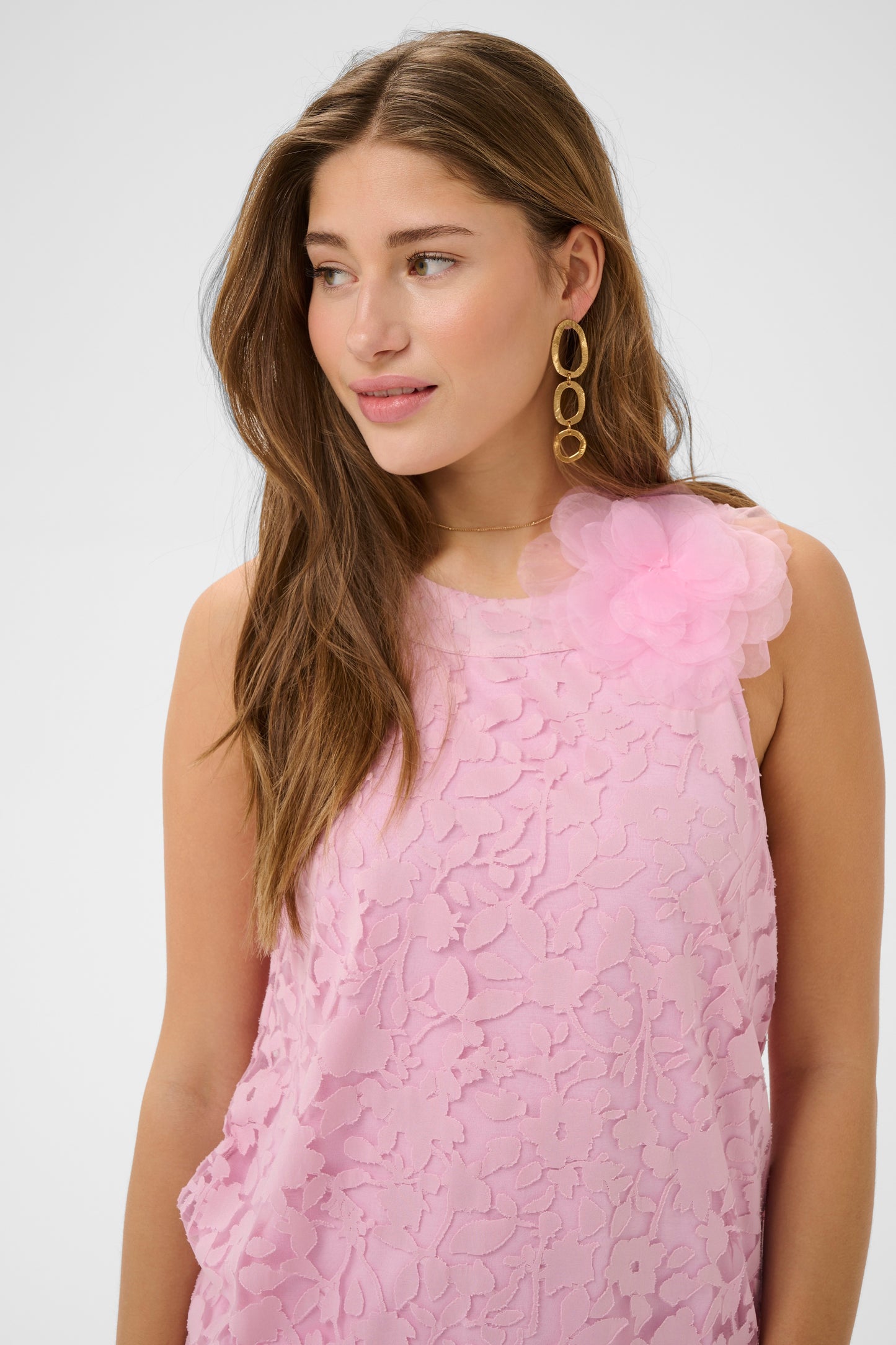 Jessica blouse flower - roze
