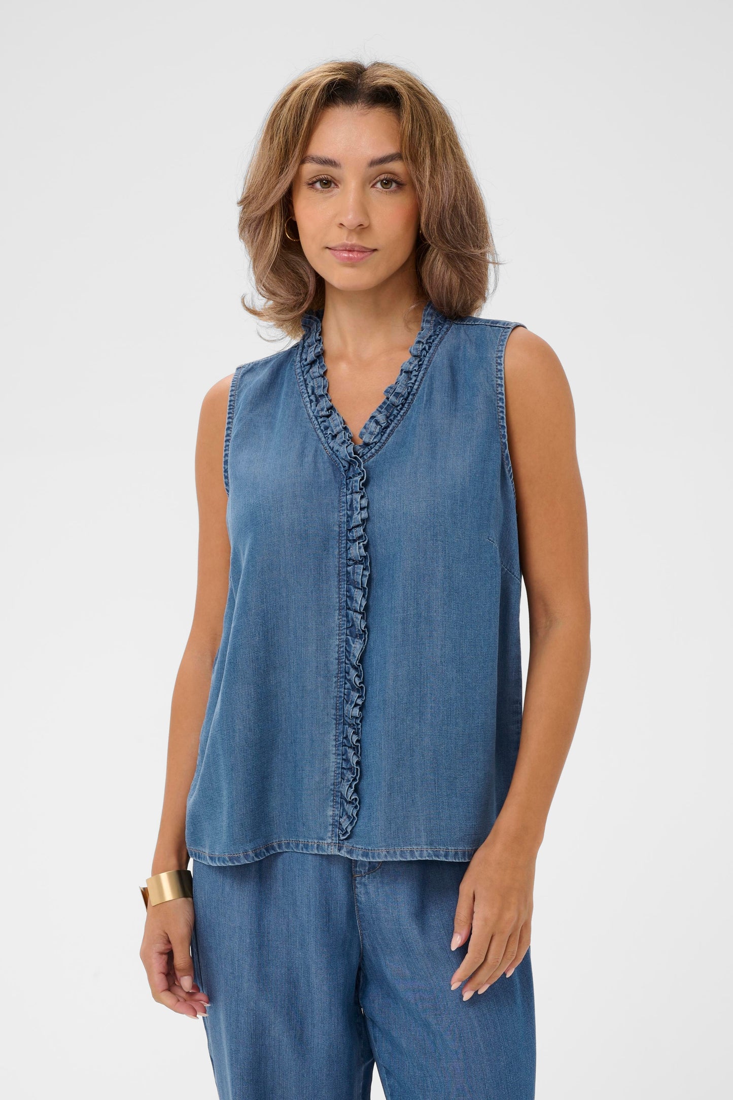 Molly jeans top - blauw