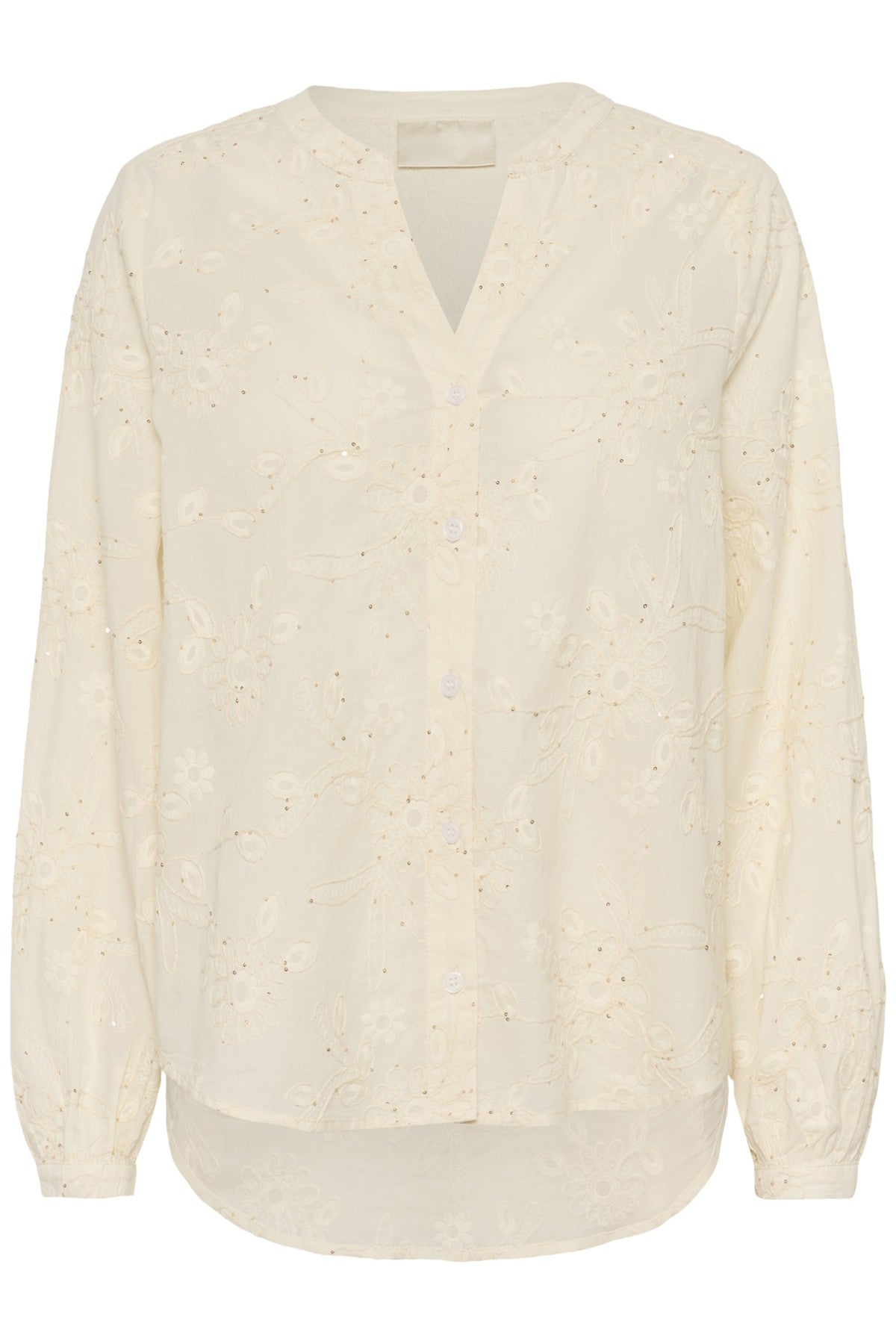 Milly blouse broderie - crème