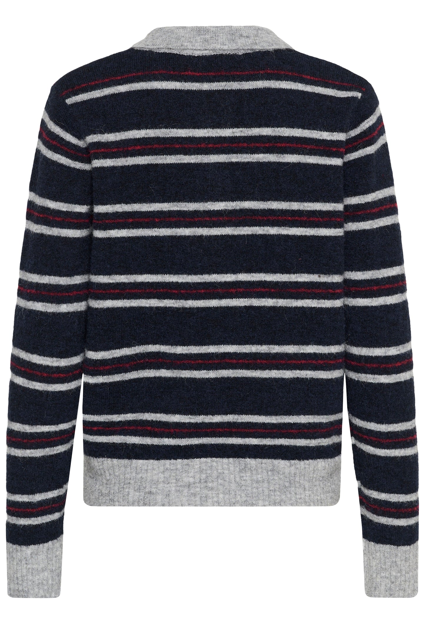 Ditte polo pullover - blauw streep