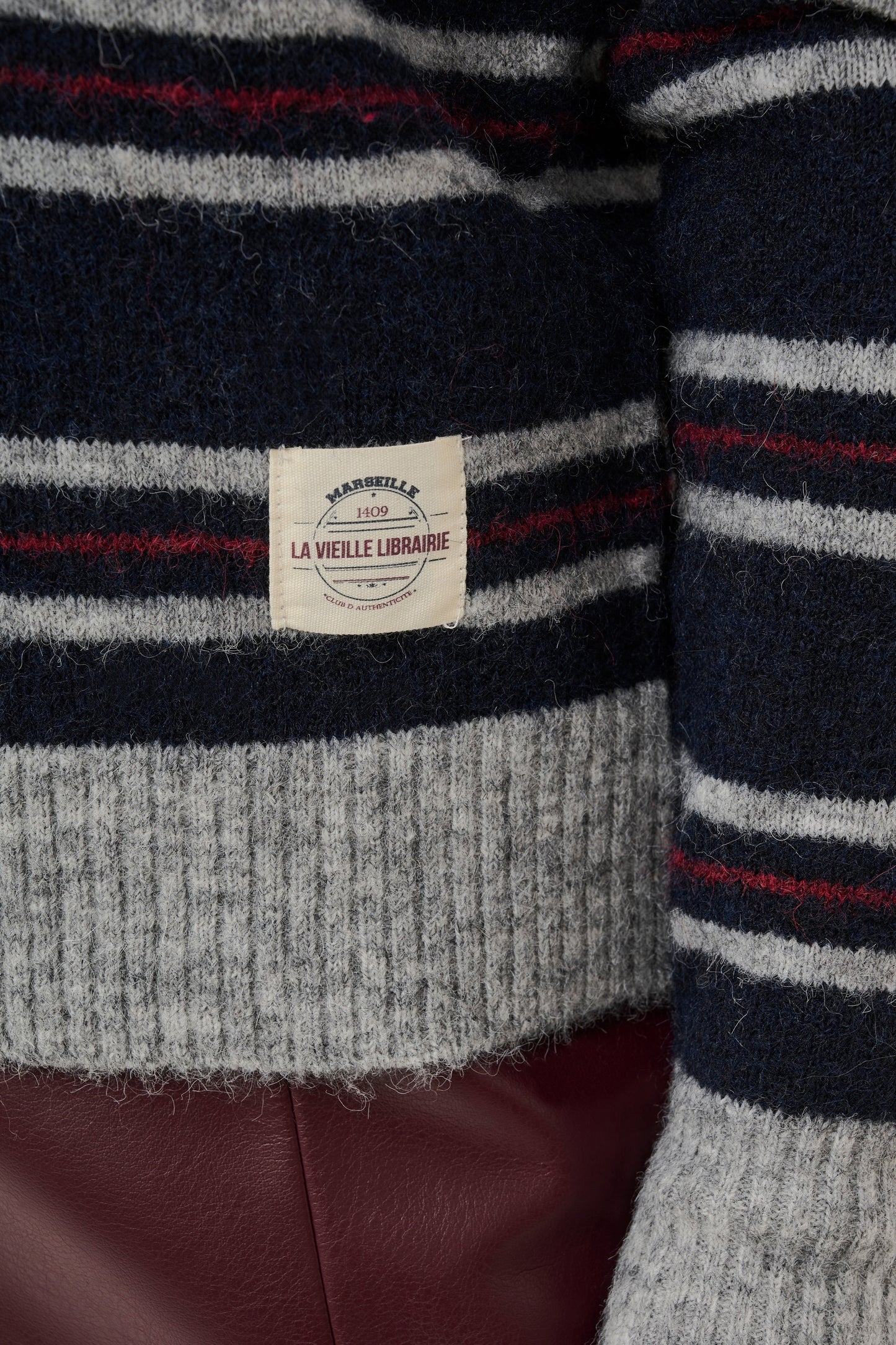 Ditte polo pullover - blauw streep