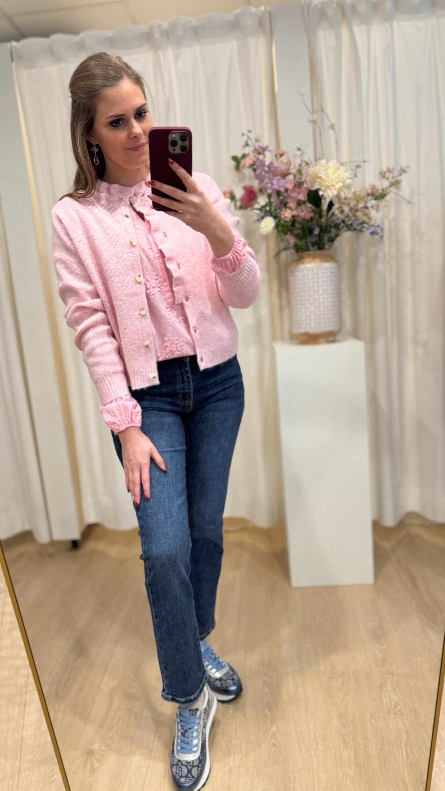 Jeans straight leg - donkerblauw