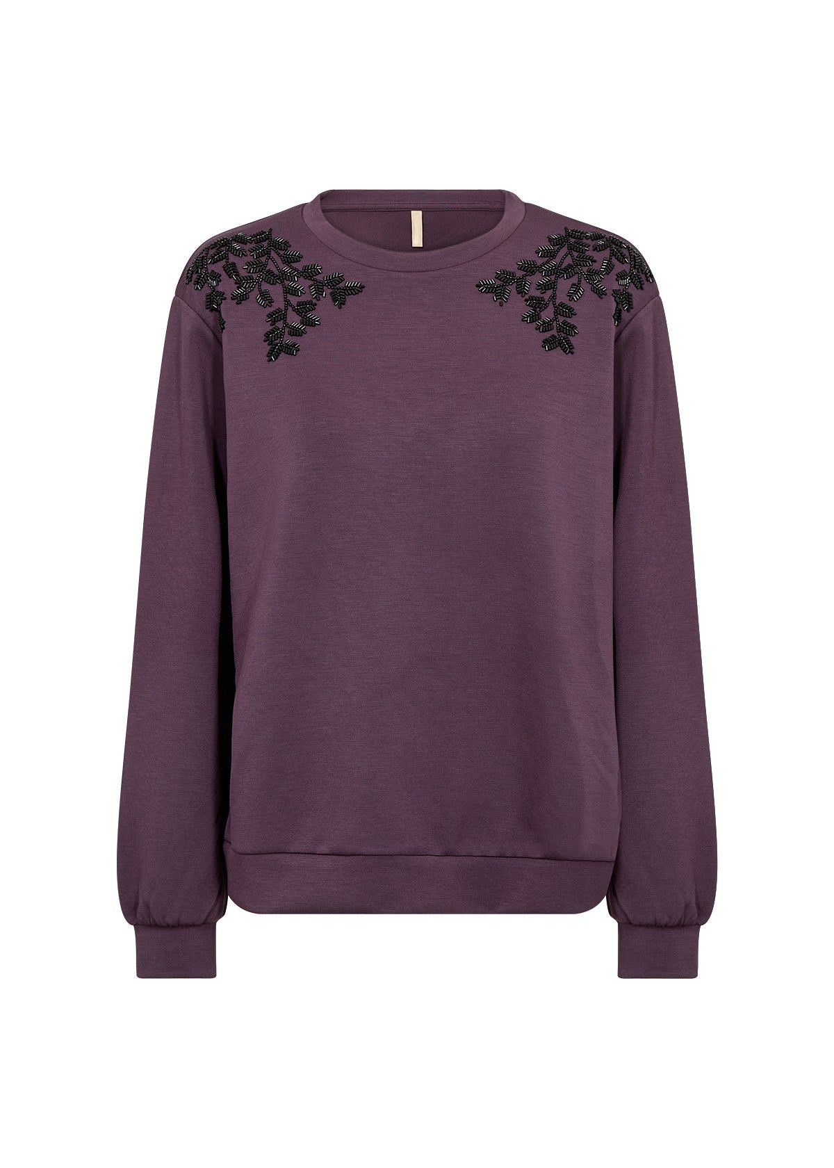 Banu 269 sweater strass - aubergine