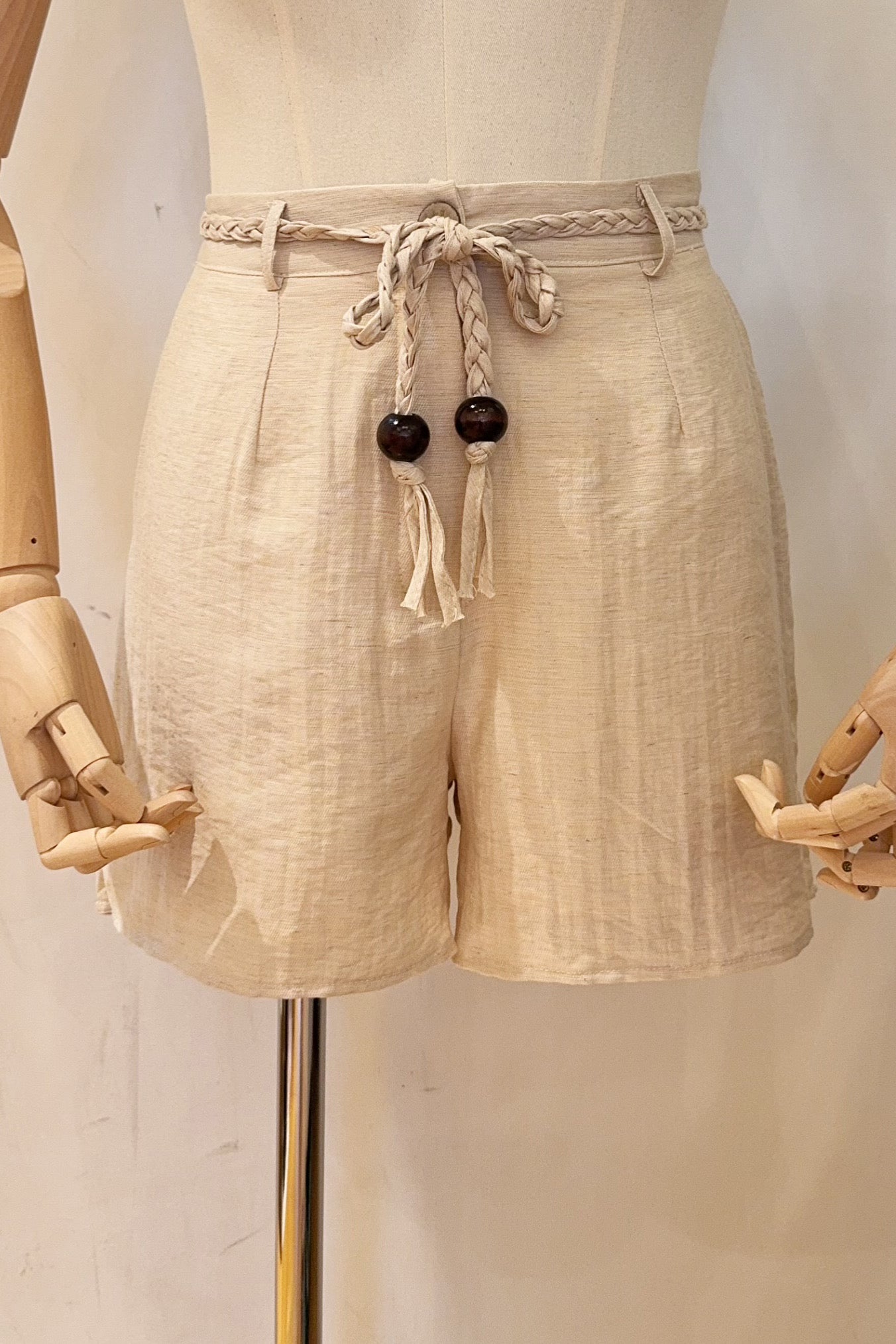 Short vlecht - beige