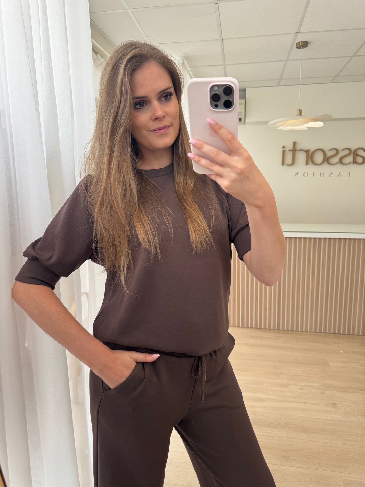Banu 83 sweater - bruin