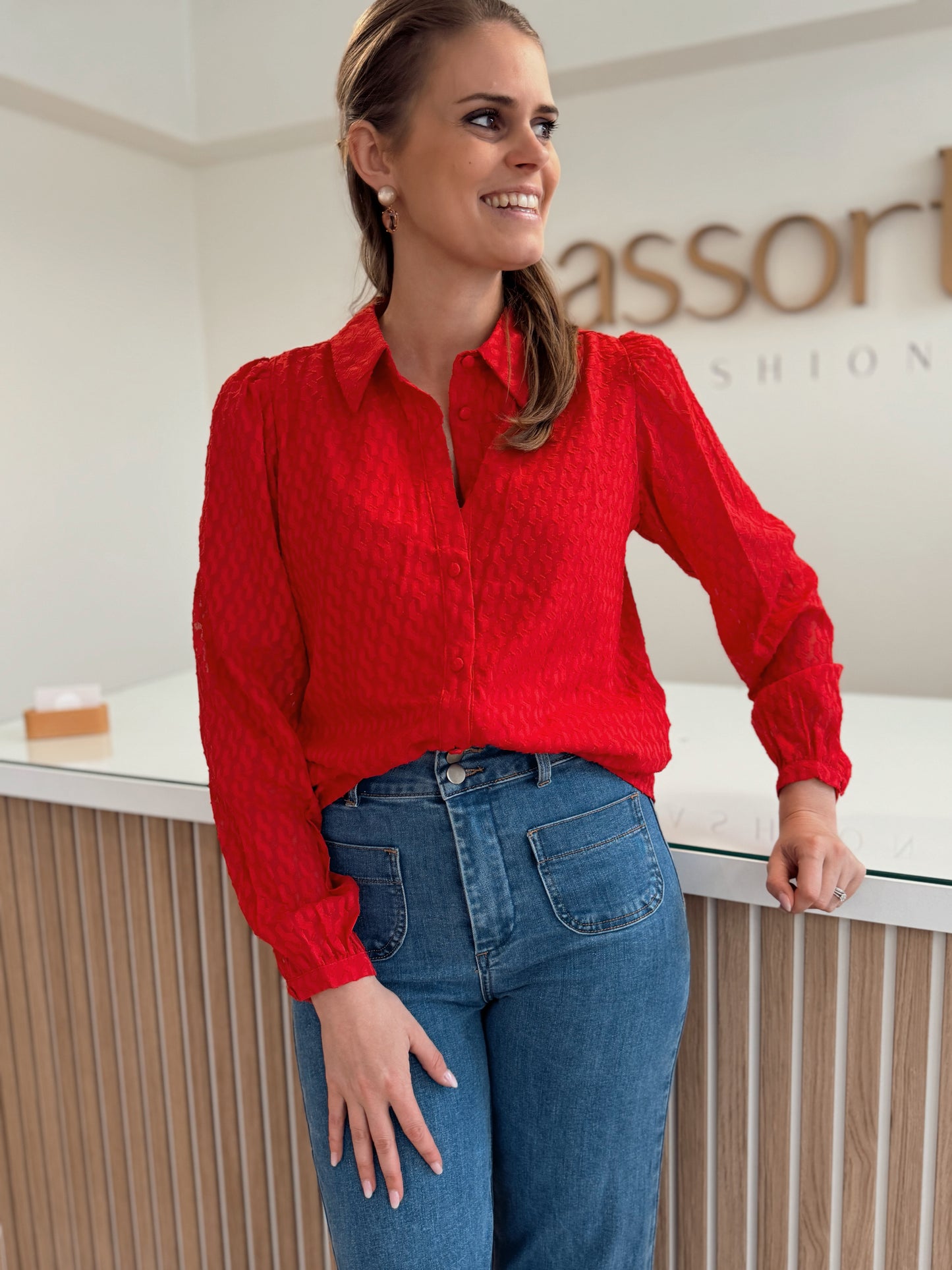 Blouse Maddie - rood