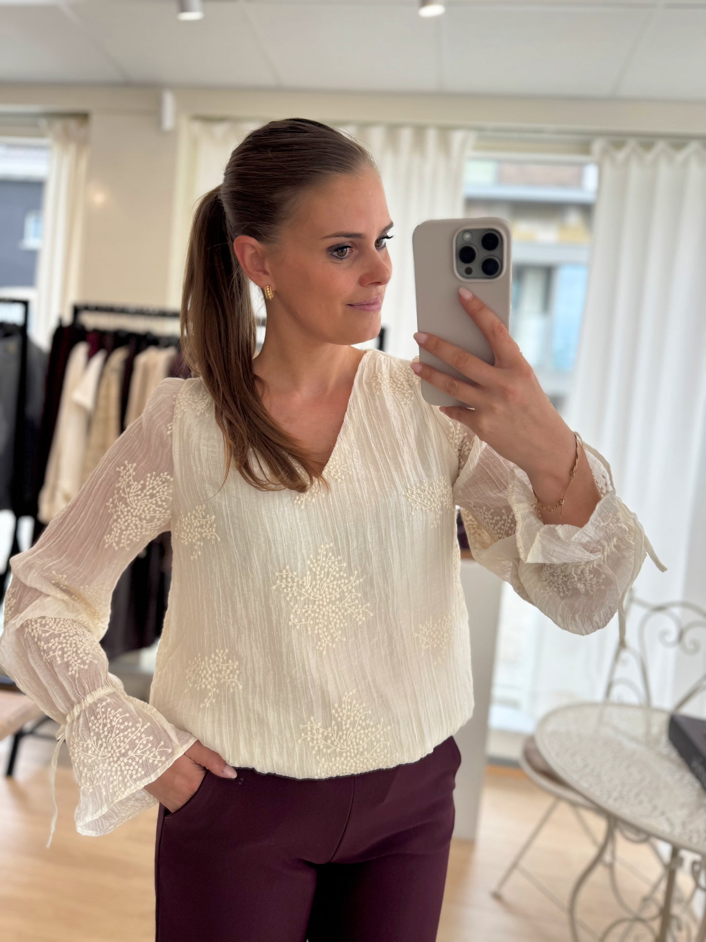 Tilly blouse - crème