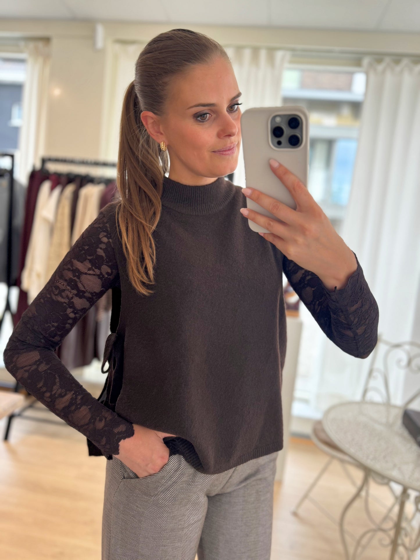 Orlean waistcoat lintjes - bruin