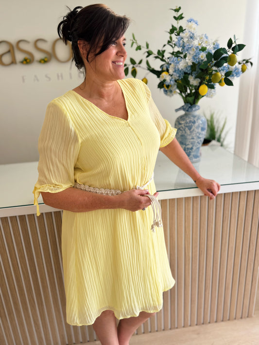 Isabelle dress - lemon