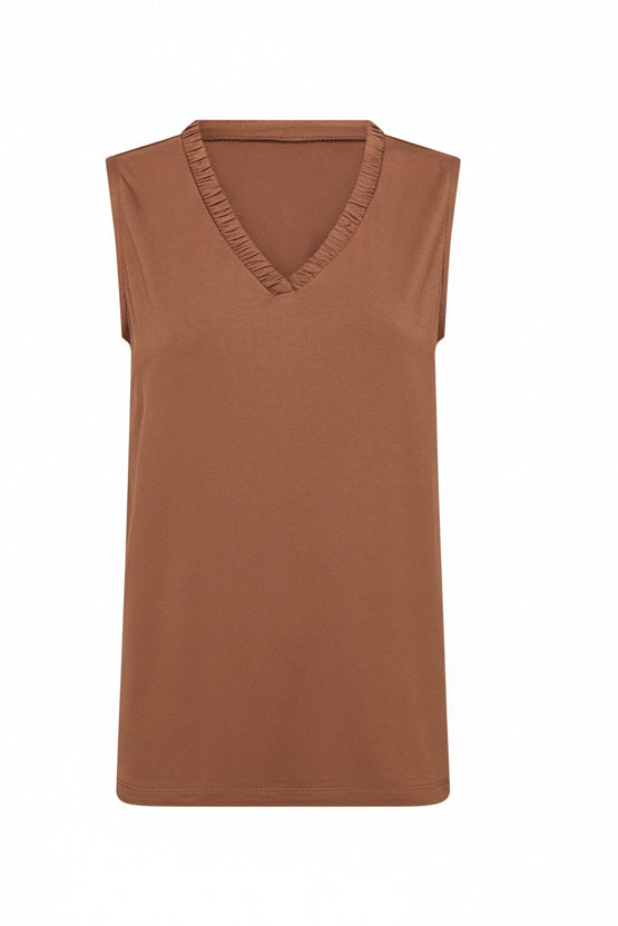 Marica 196 top - cognac