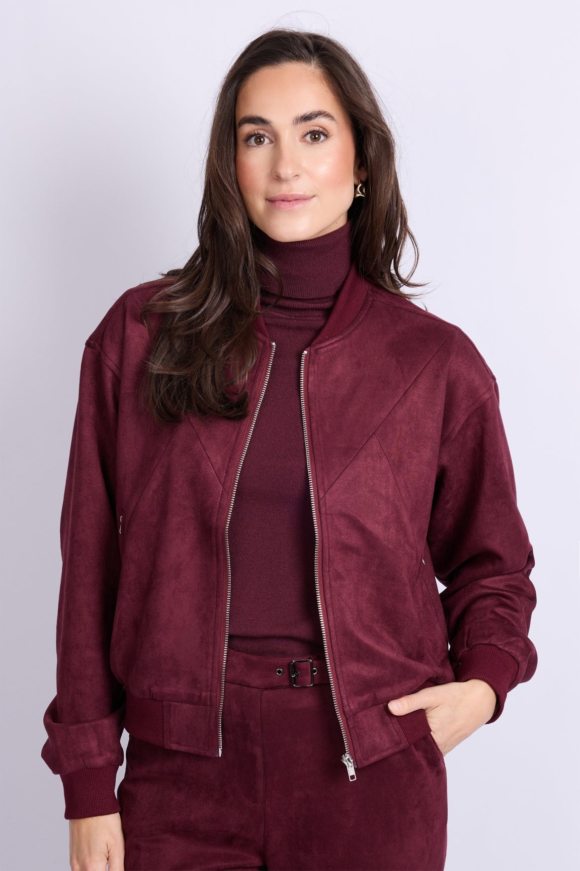 Judith bomberjacket - burgundy
