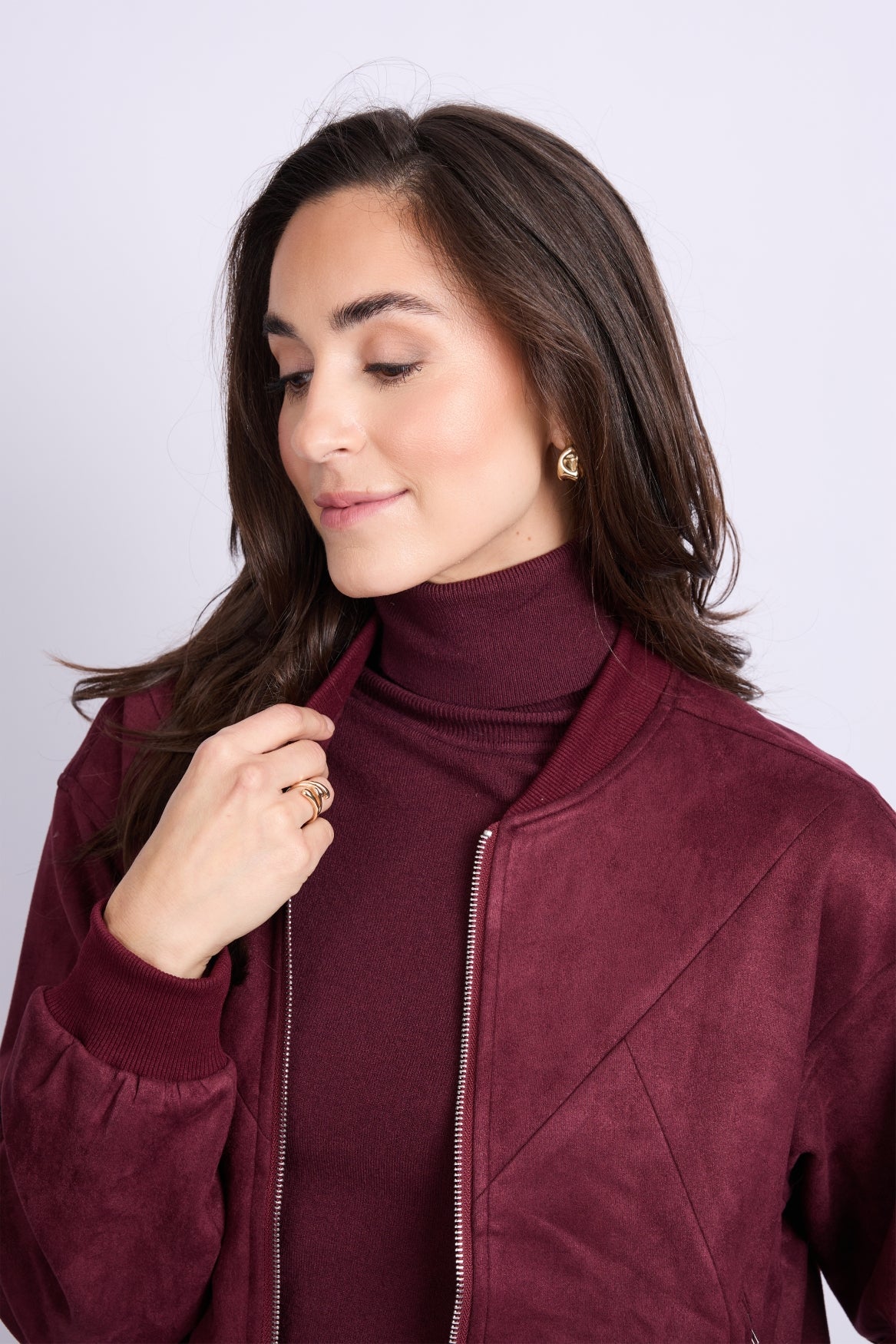 Judith bomberjacket - burgundy