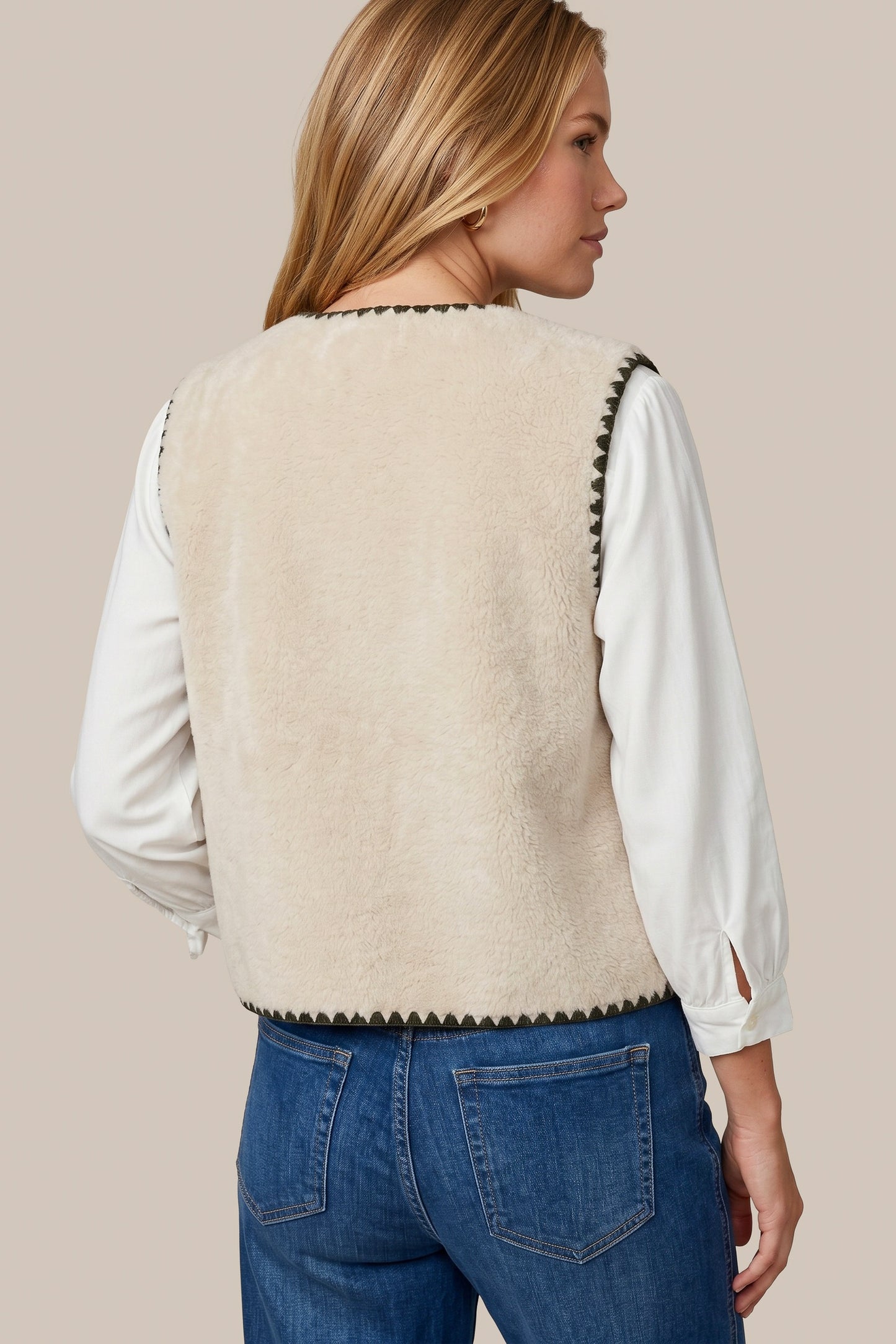Glenn gilet - sand/black