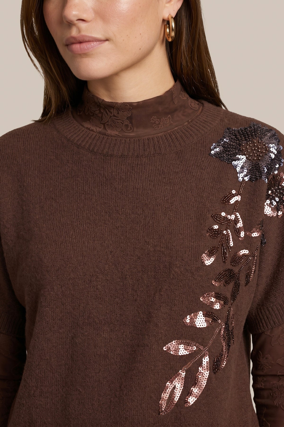 Victoria knit pullover - brown
