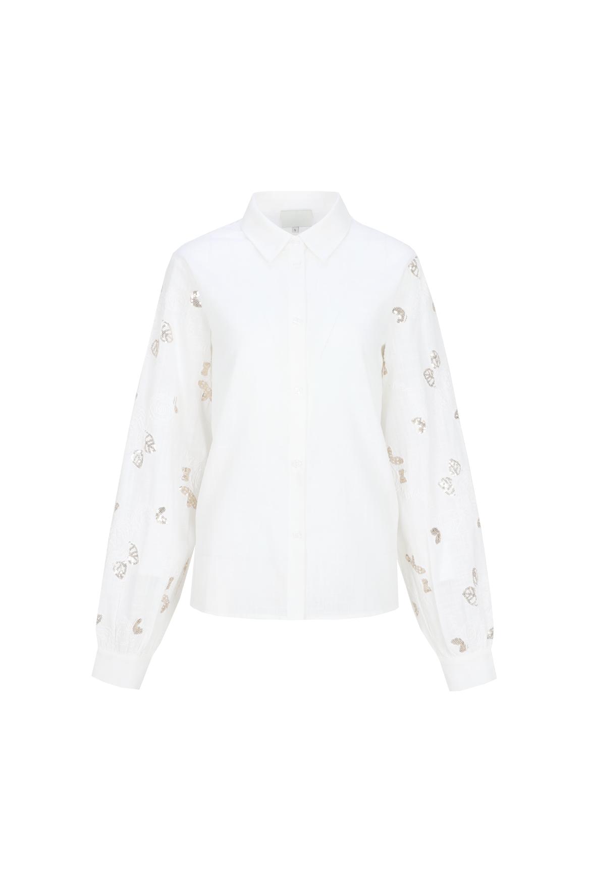 Leilani blouse gold detail - ecru