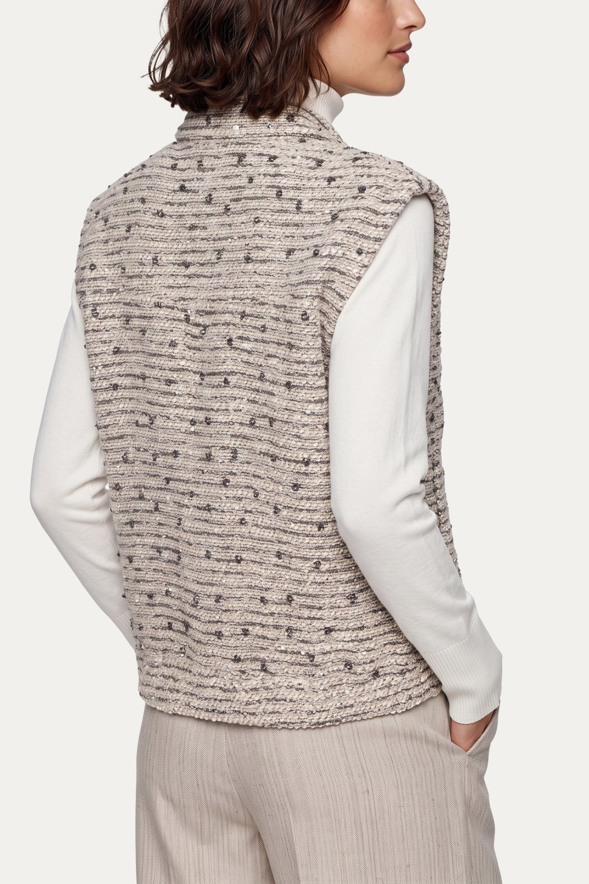 Kamyla gilet - sand mix