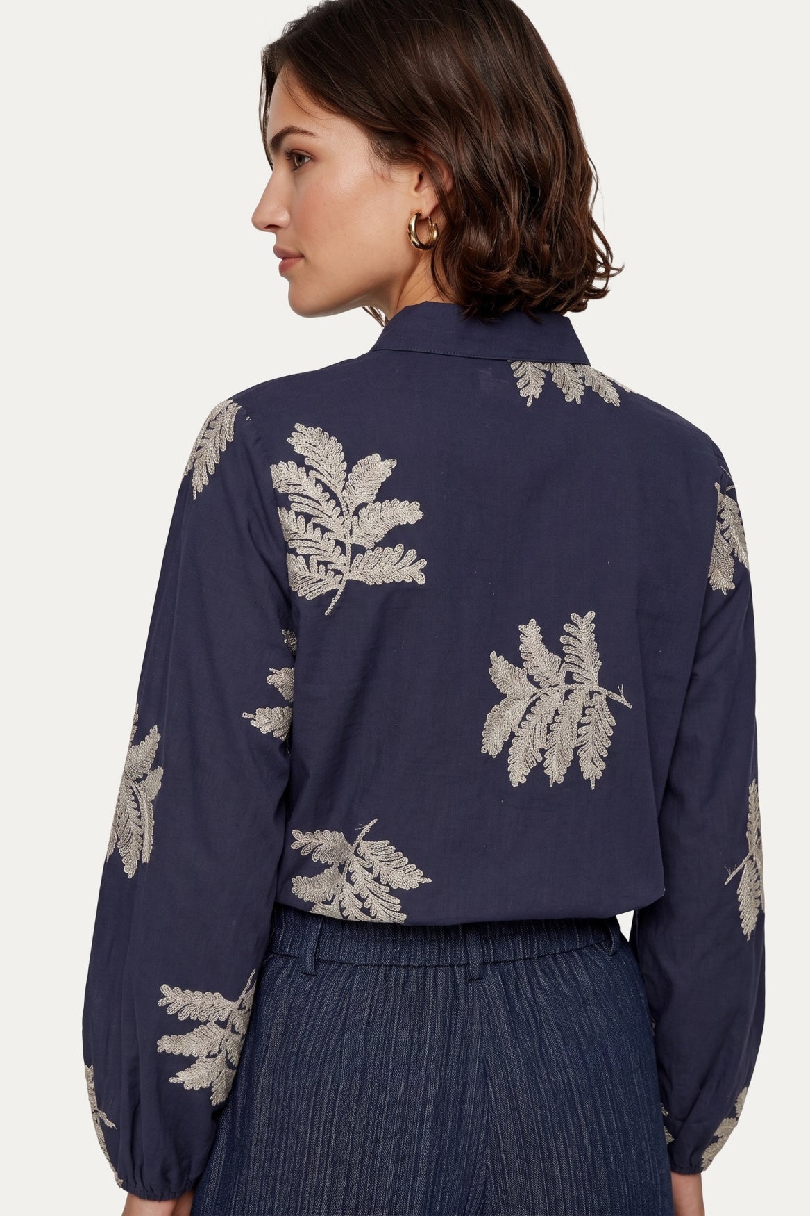 Loreen blouse - blue/sand