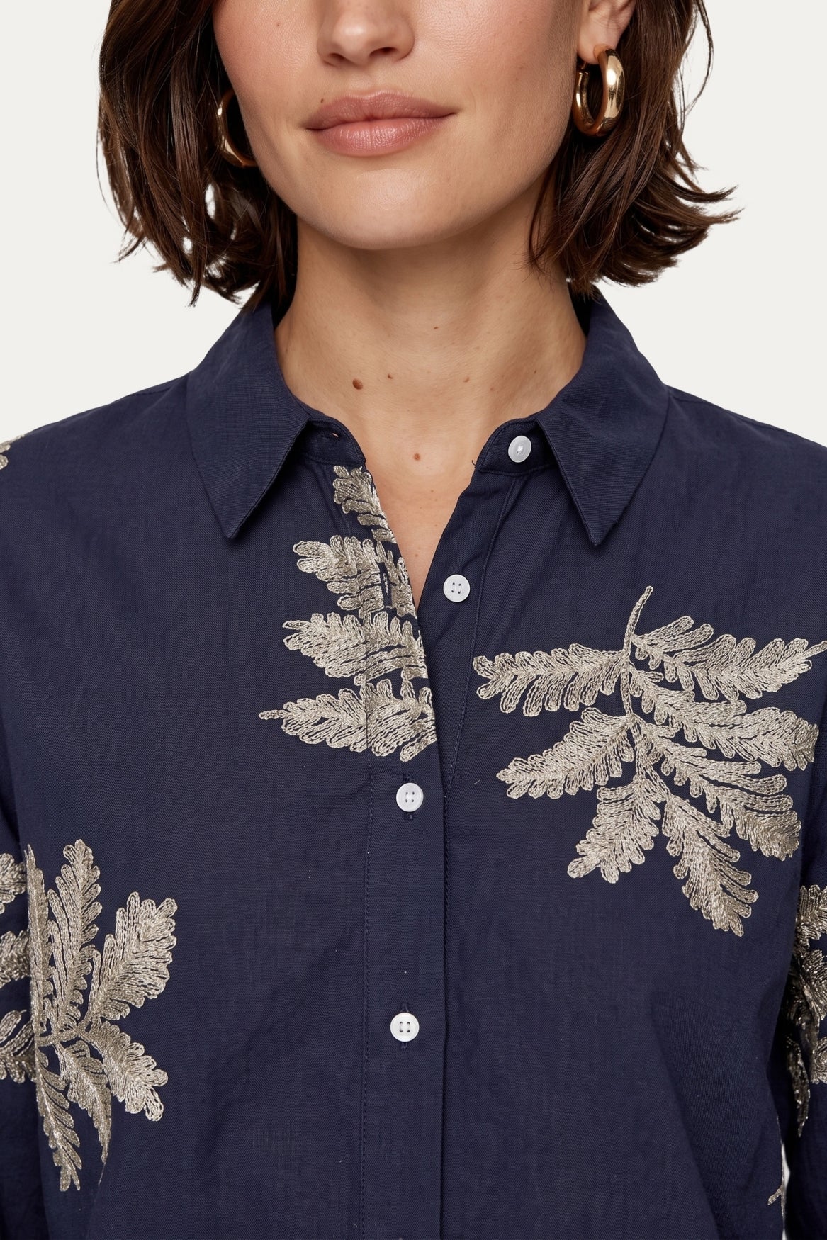 Loreen blouse - blue/sand