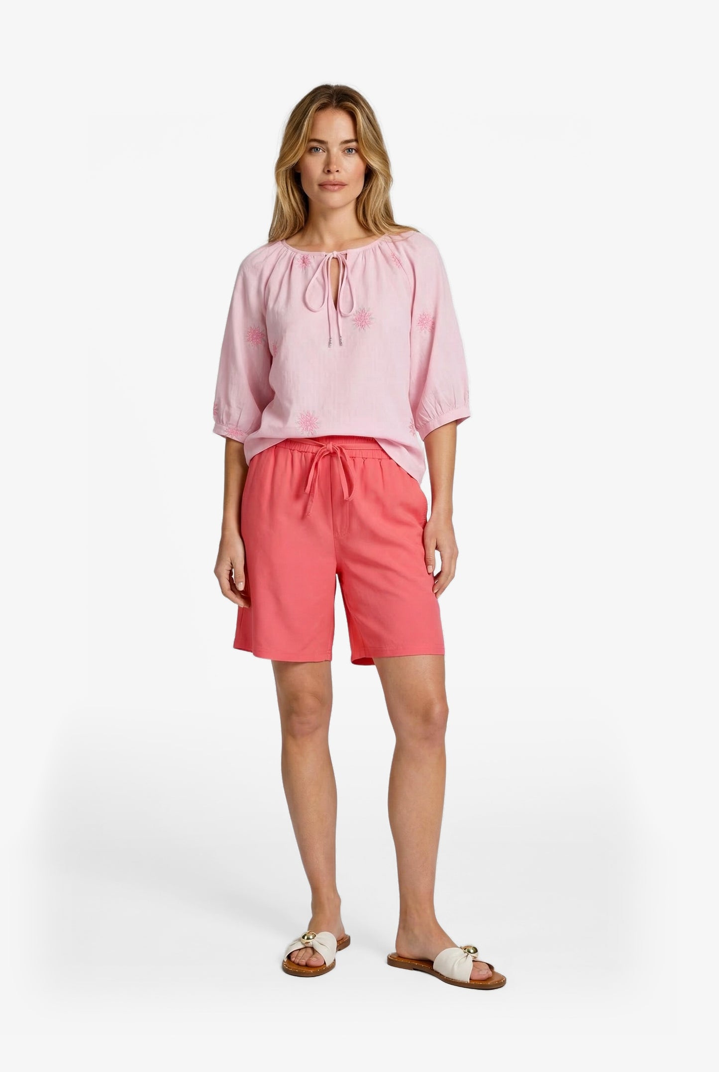 Lindis blouse - roze/koraal