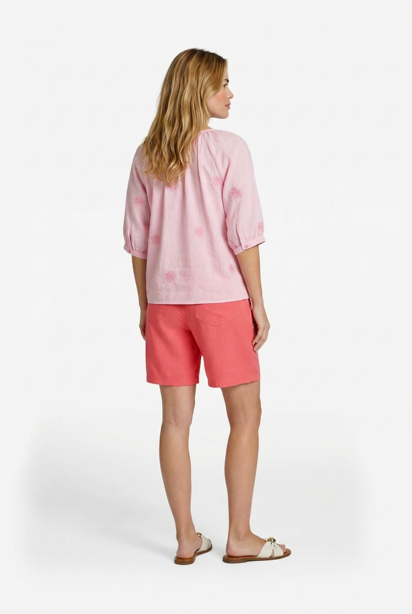 Lindis blouse - roze/koraal