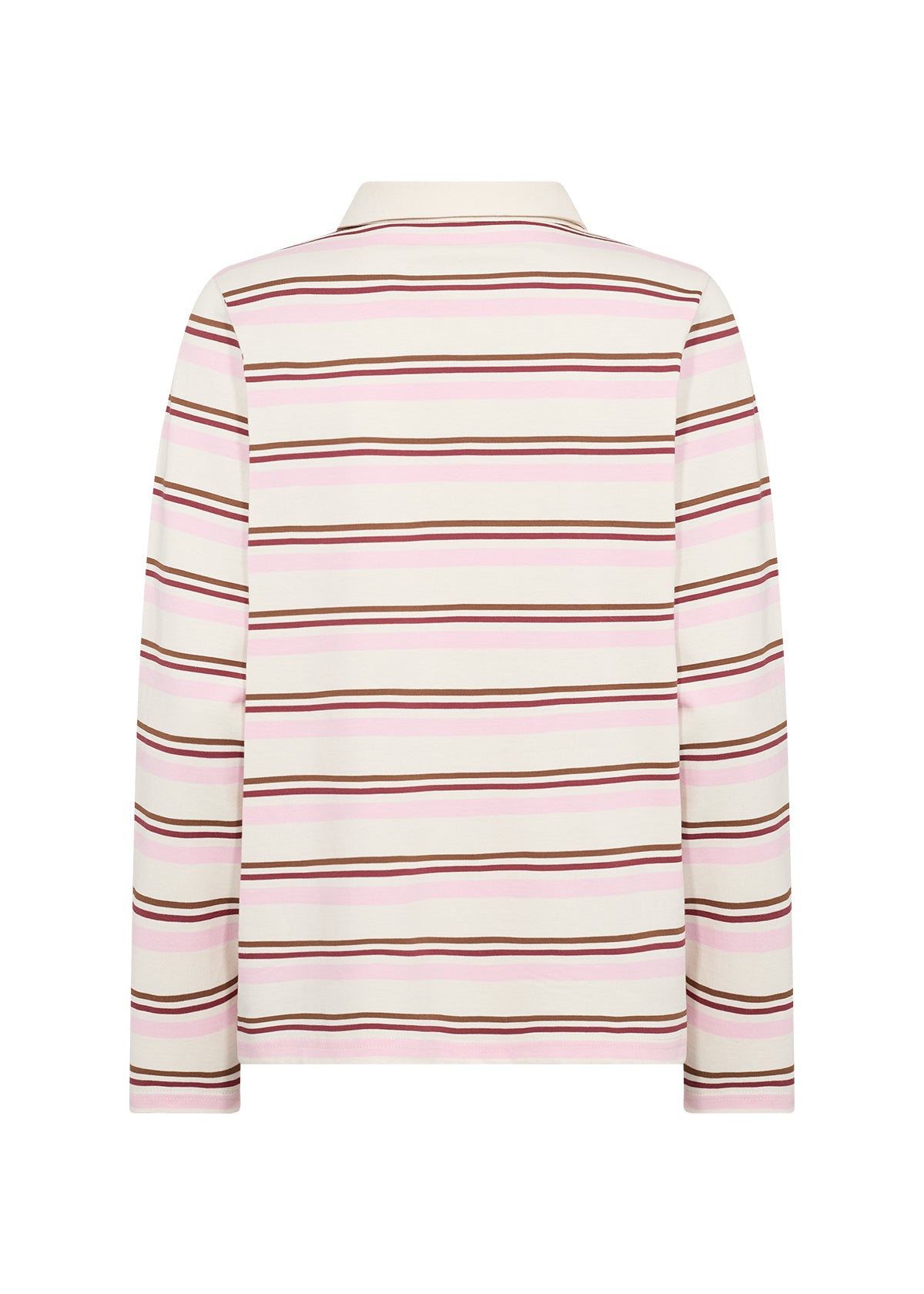 Polo t-shirt Base 2 - roze/ecru