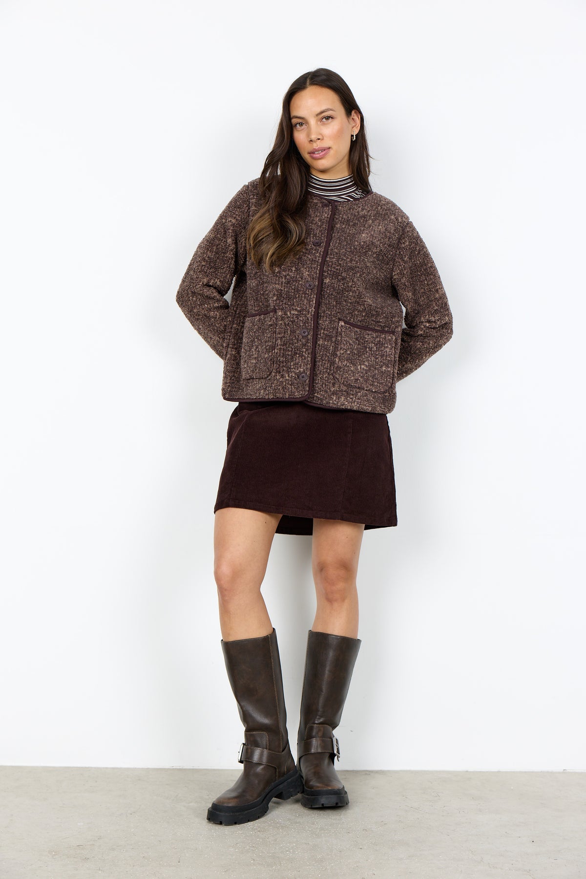 Gertrud jacket LM - bruin