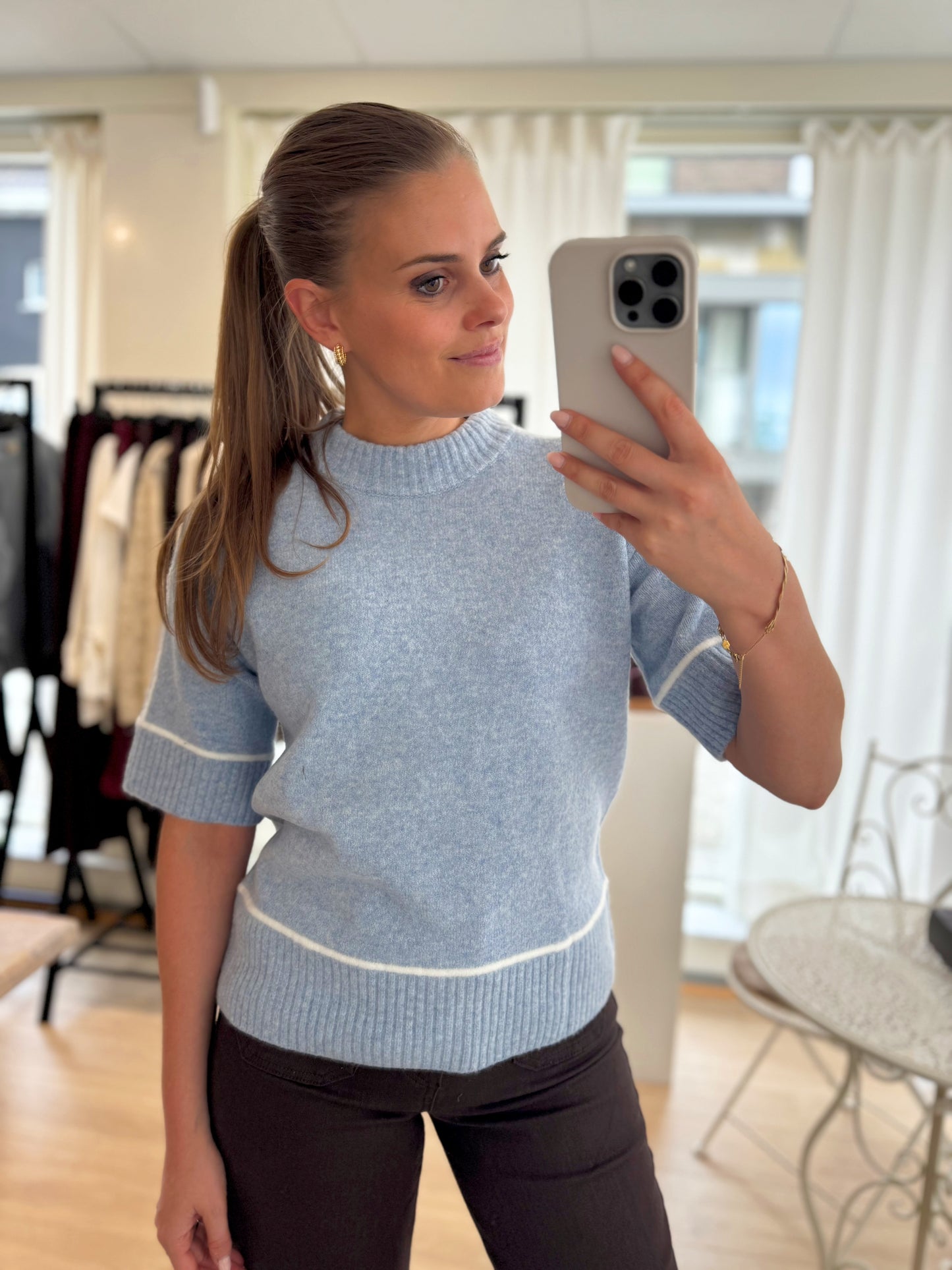 Jinie knit - lichtblauw