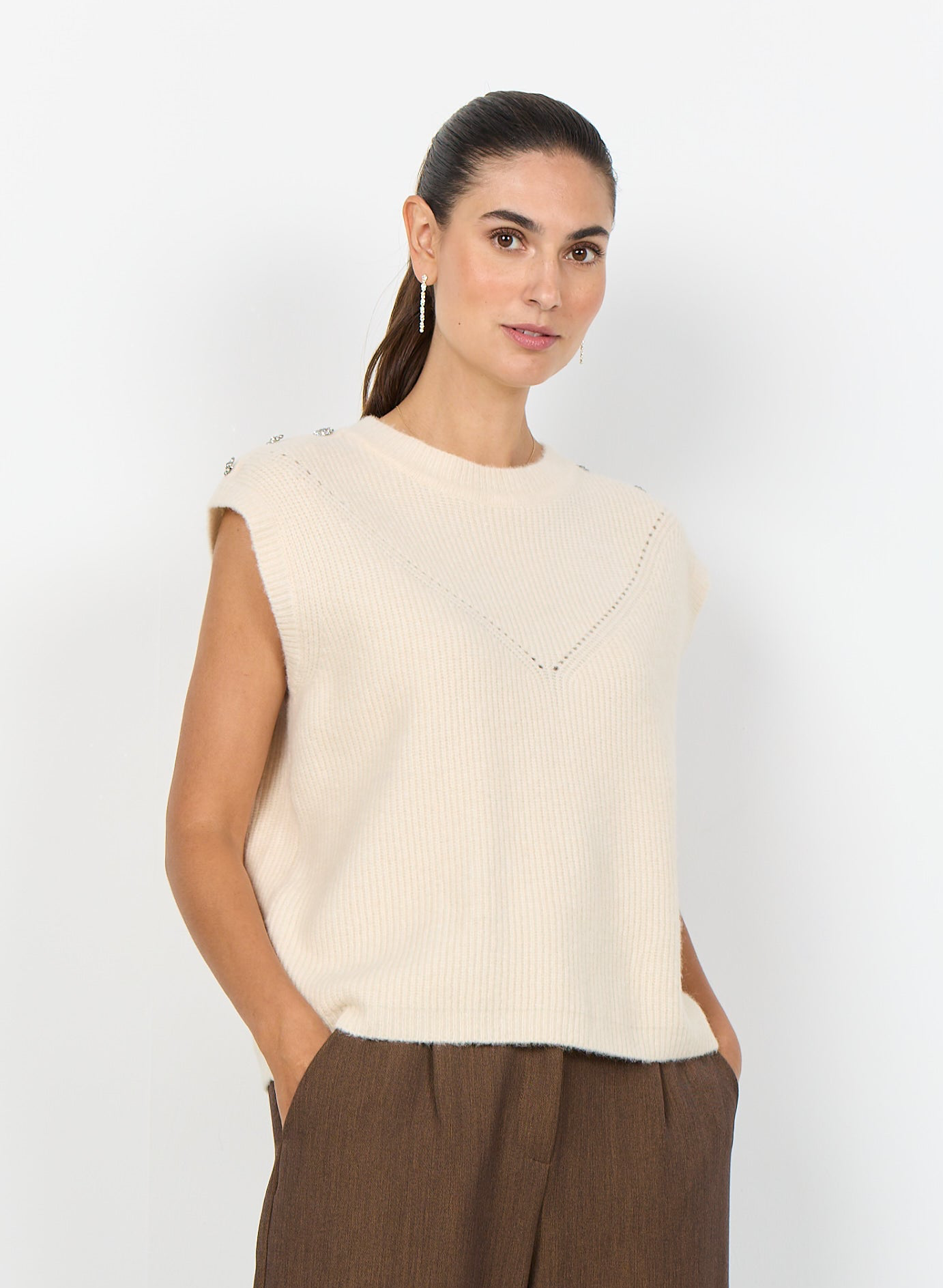 Avalon 1 waistcoat - crème